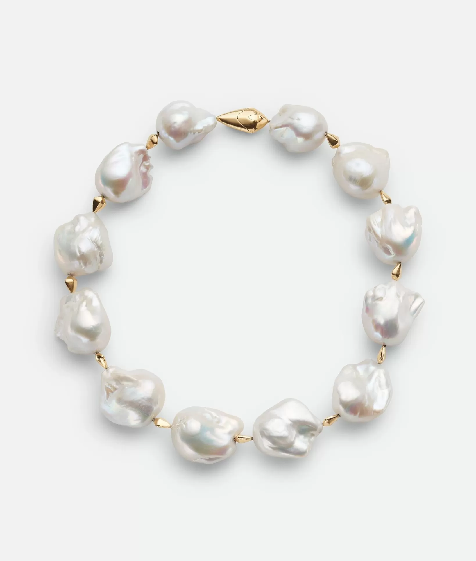 Necklaces>Bottega Veneta Pearl Necklace White