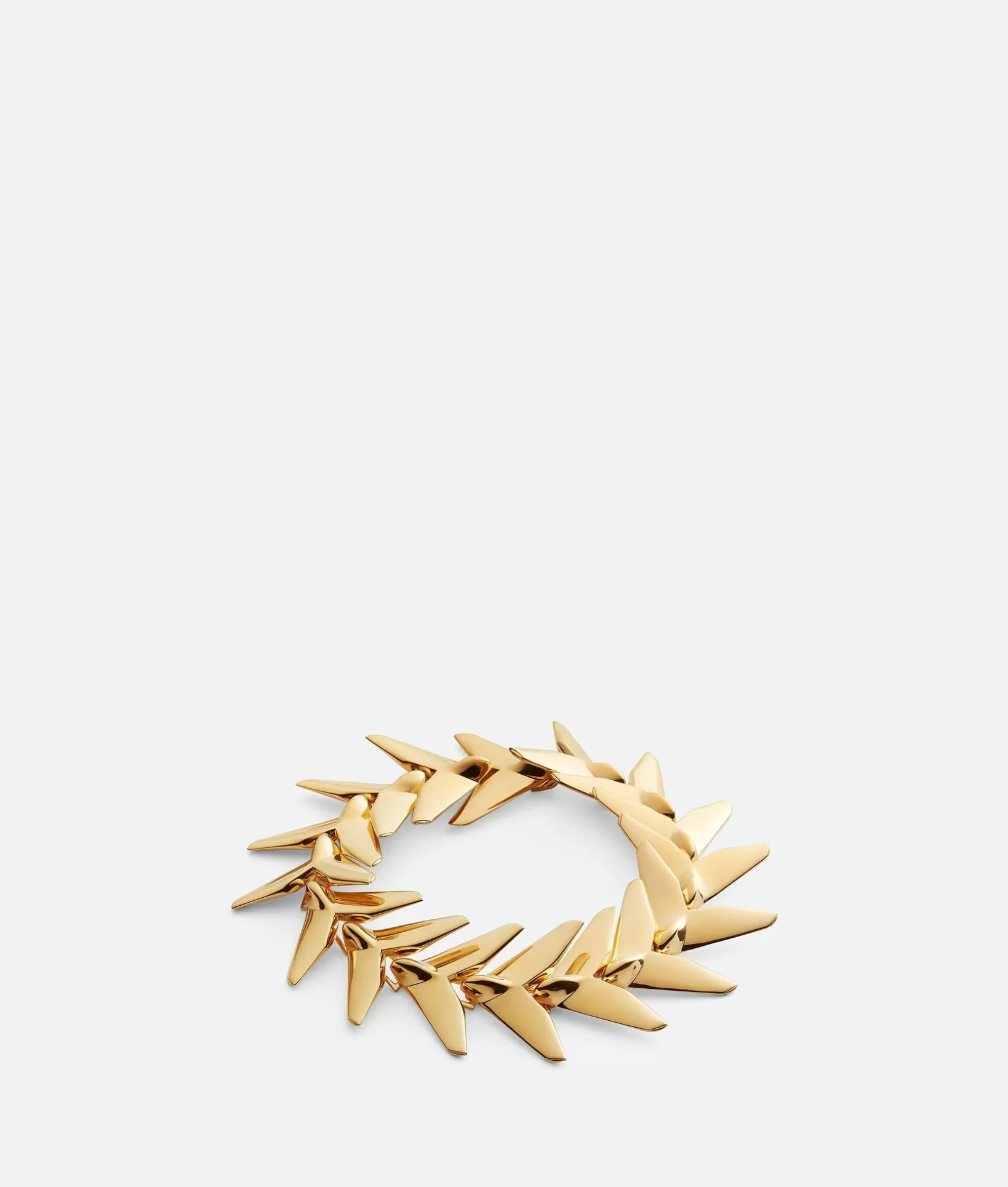 Bracelets>Bottega Veneta Plane Bracelet Yellow gold