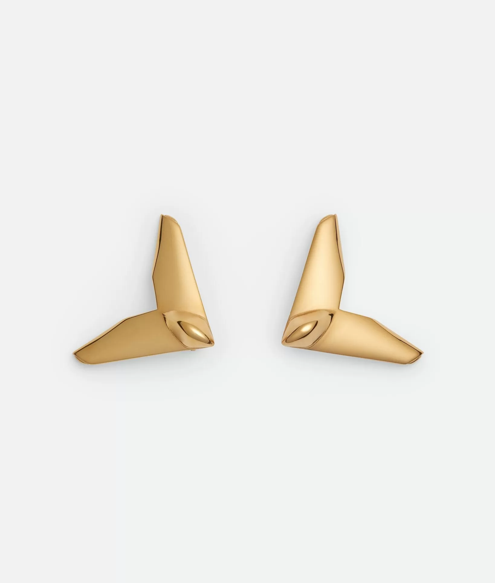 Earrings>Bottega Veneta Plane Earrings Yellow gold