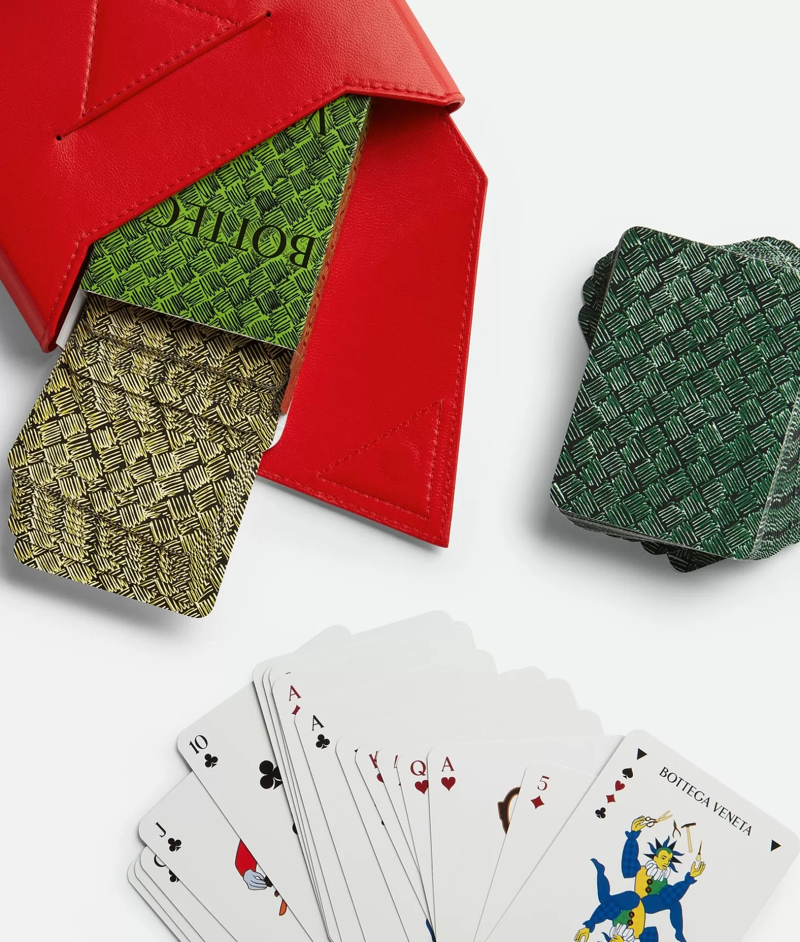 Games>Bottega Veneta Playing Cards Red stone