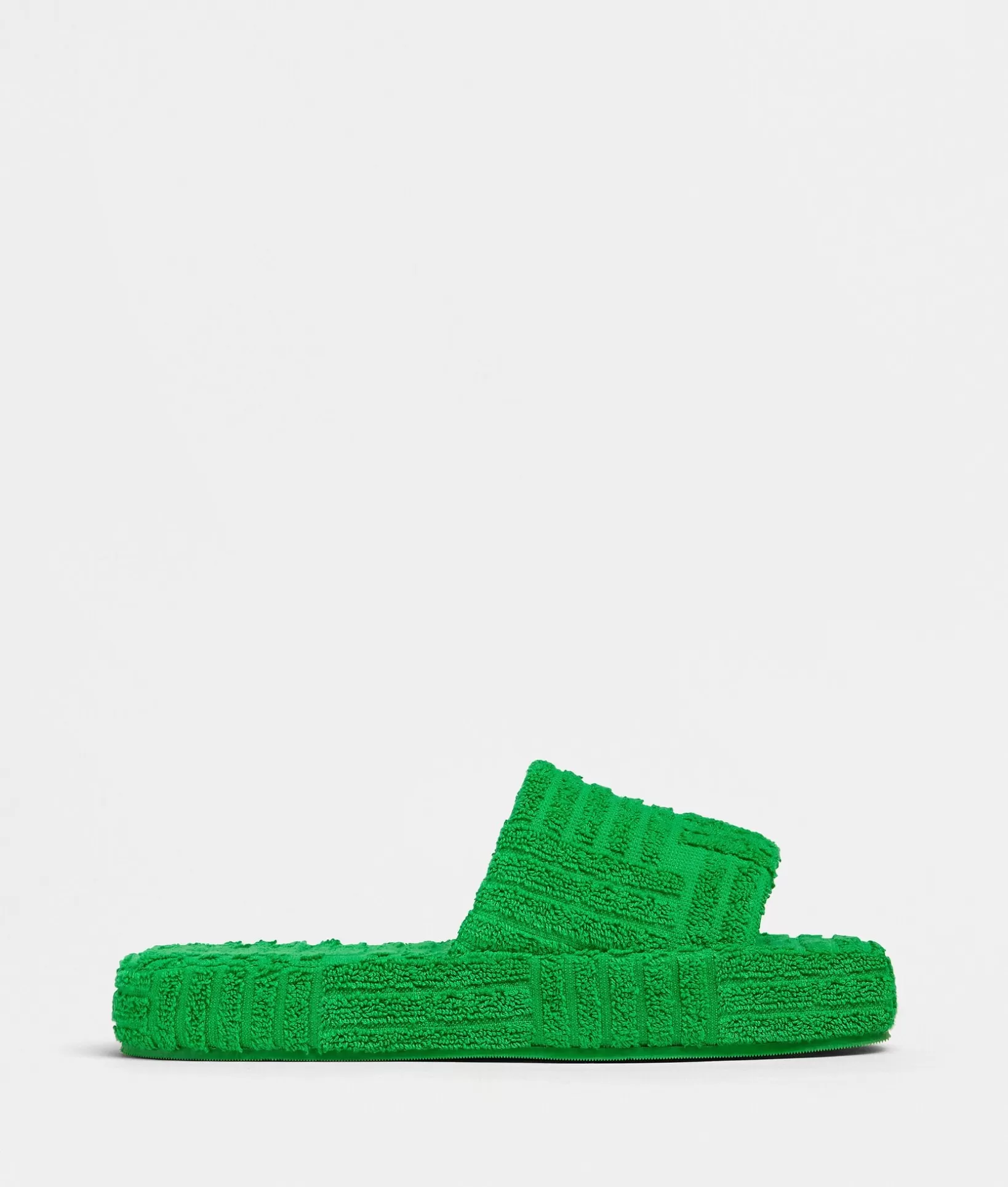 Sandals>Bottega Veneta Resort Sponge Slide Grass