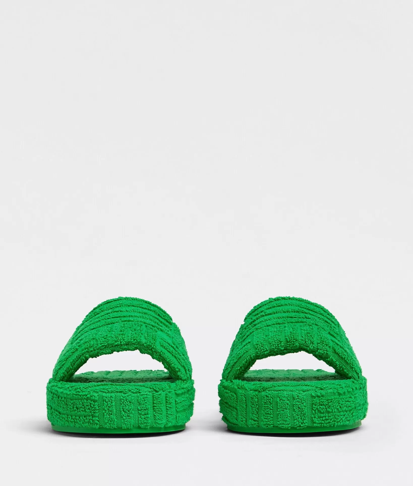 Sandals>Bottega Veneta Resort Sponge Slide Grass