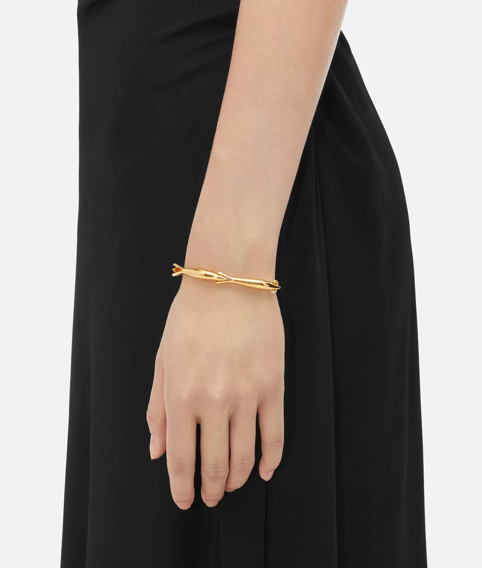 Bracelets>Bottega Veneta Sardine Bracelet Yellow gold