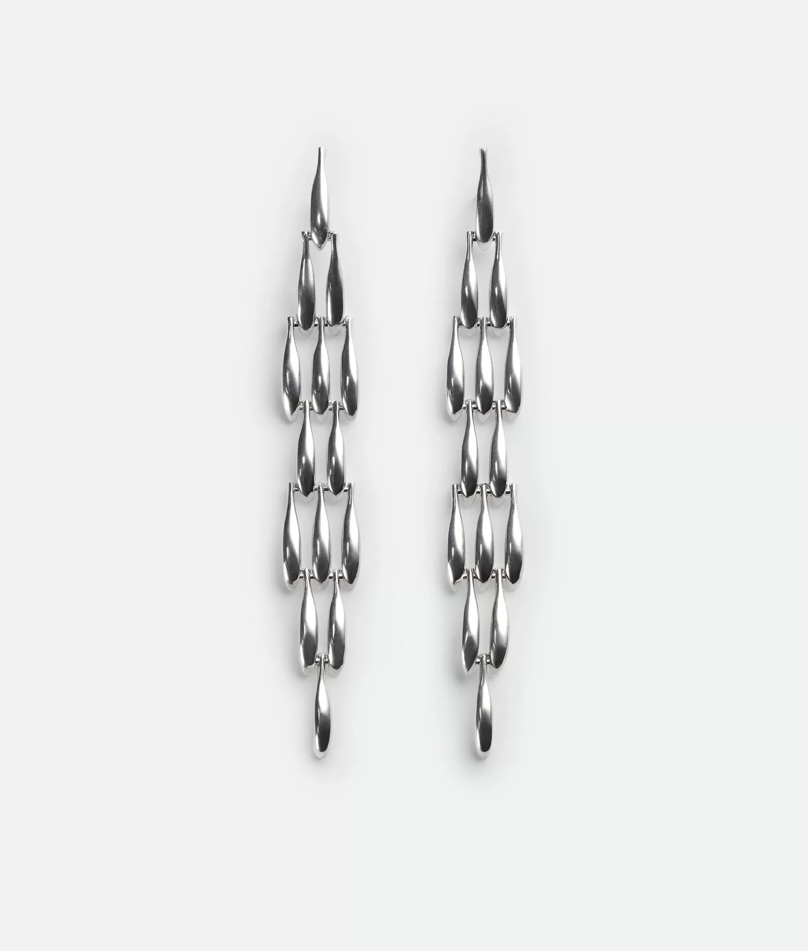 Earrings>Bottega Veneta Sardine Earrings Silver