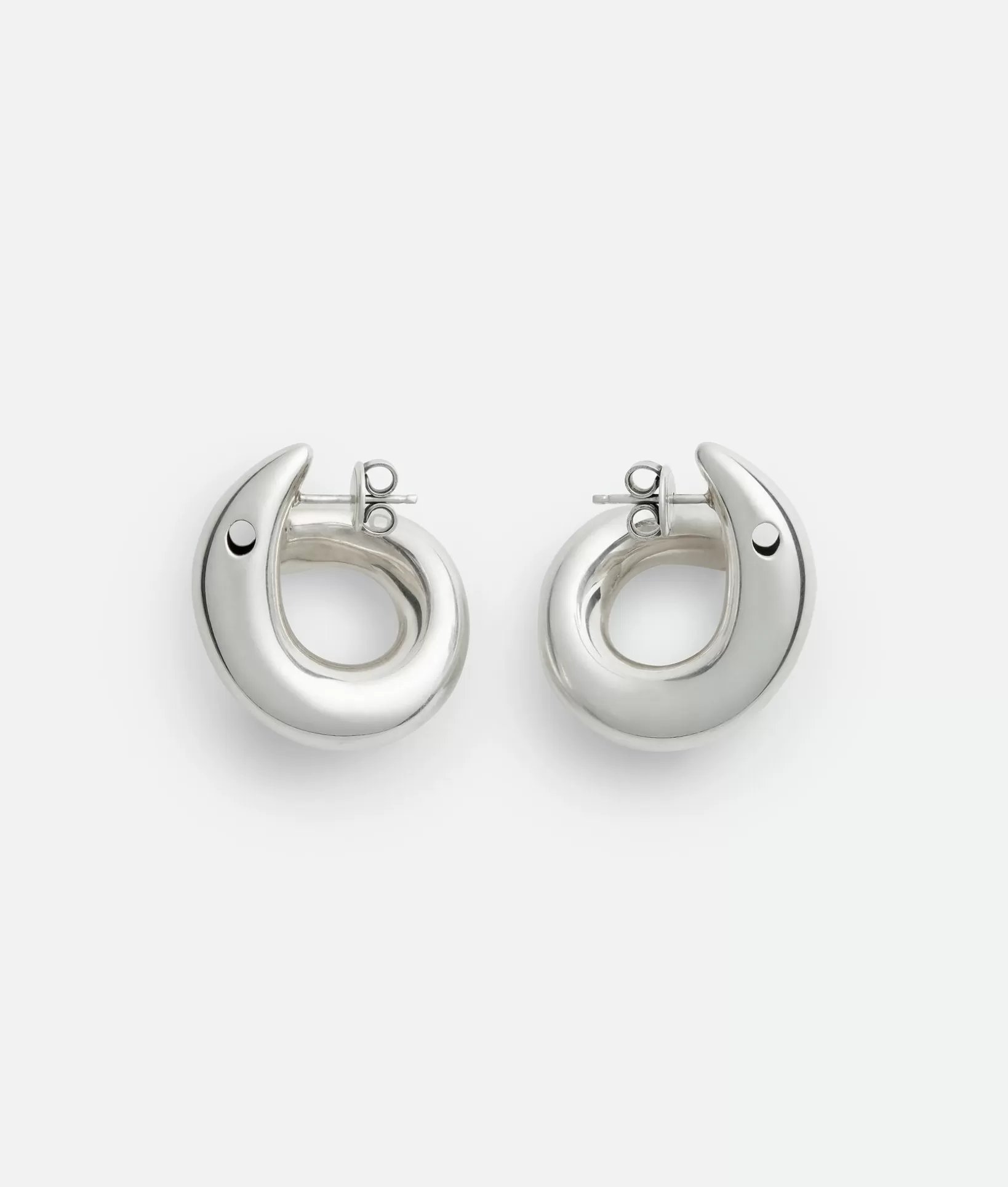 Earrings>Bottega Veneta Sardine Earrings Silver