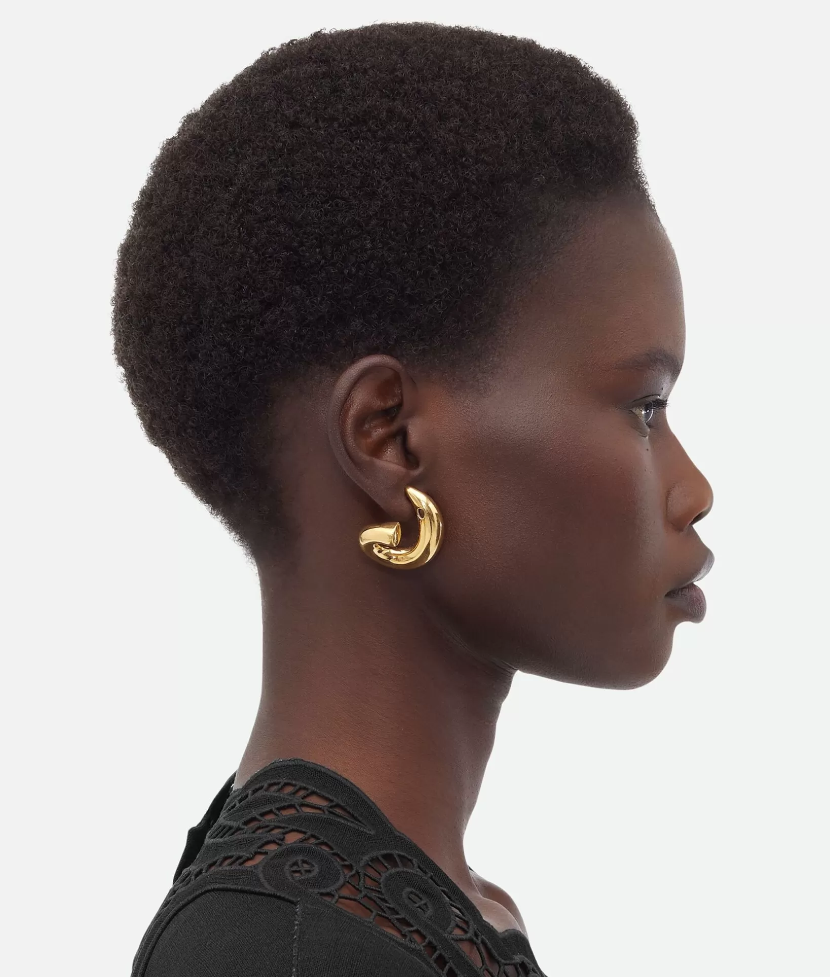 Earrings>Bottega Veneta Sardine Earrings Yellow gold