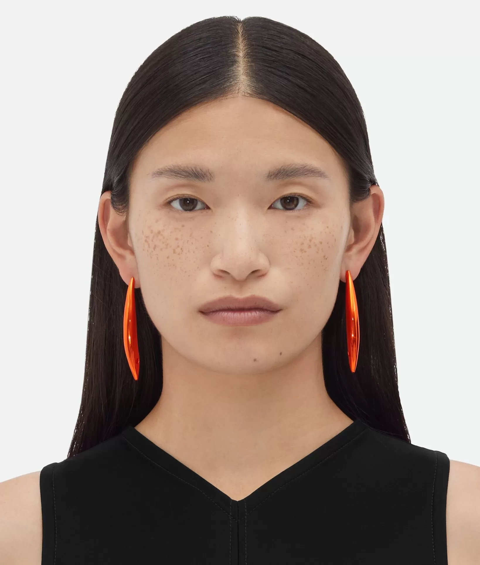 Earrings>Bottega Veneta Sardine Earrings Papaya