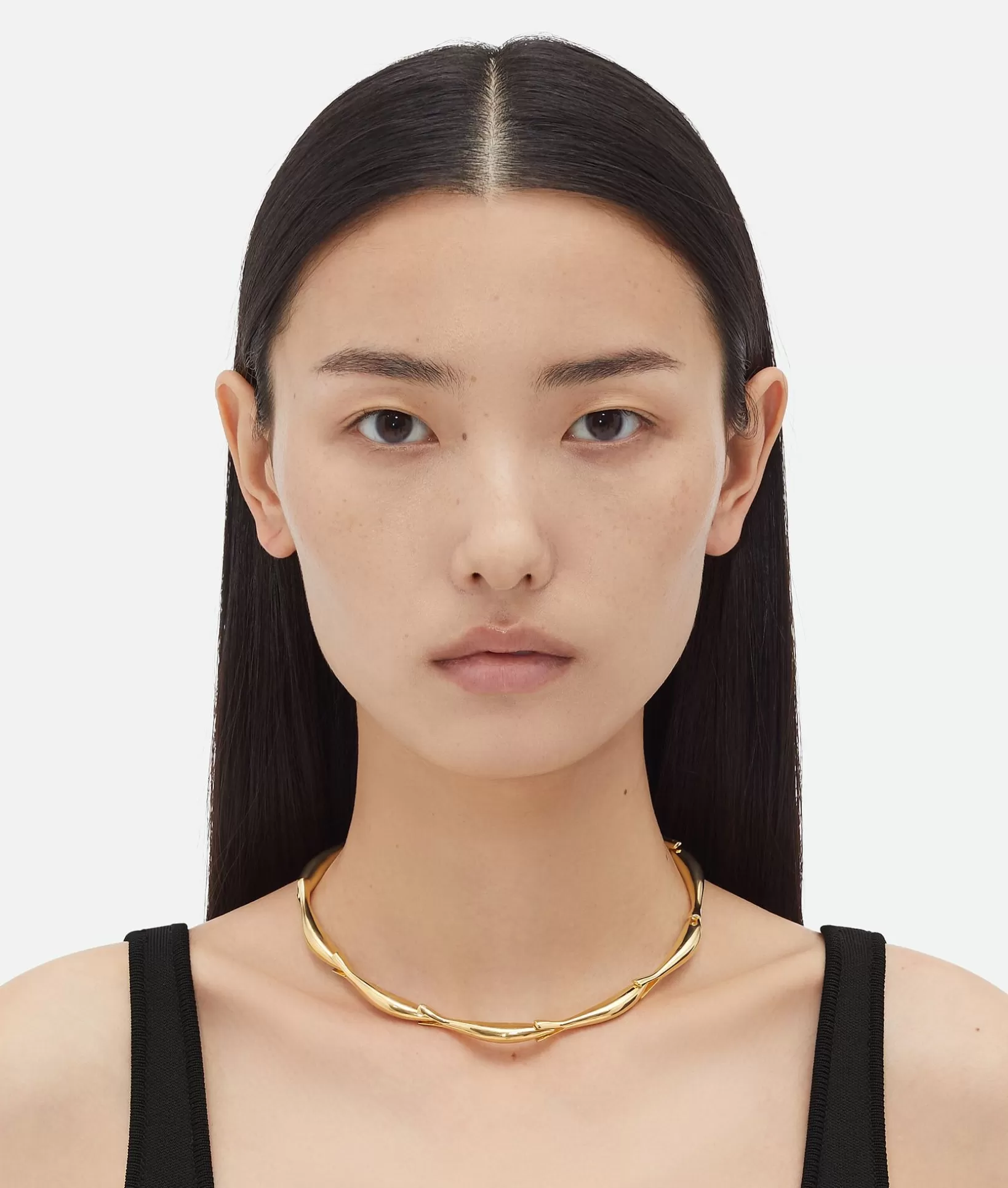 Necklaces>Bottega Veneta Sardine Necklace Yellow gold