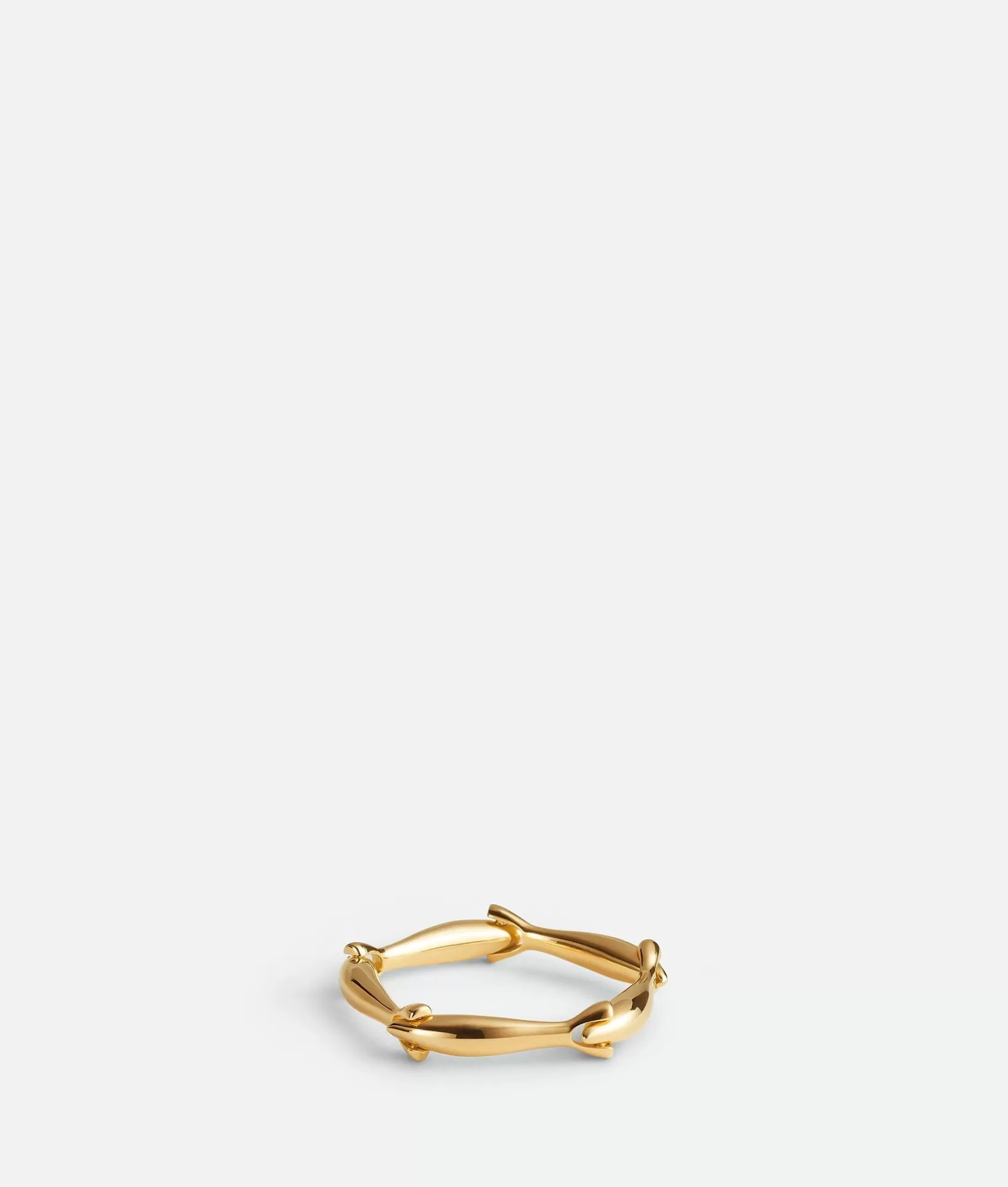 Rings>Bottega Veneta Sardine Ring Yellow gold