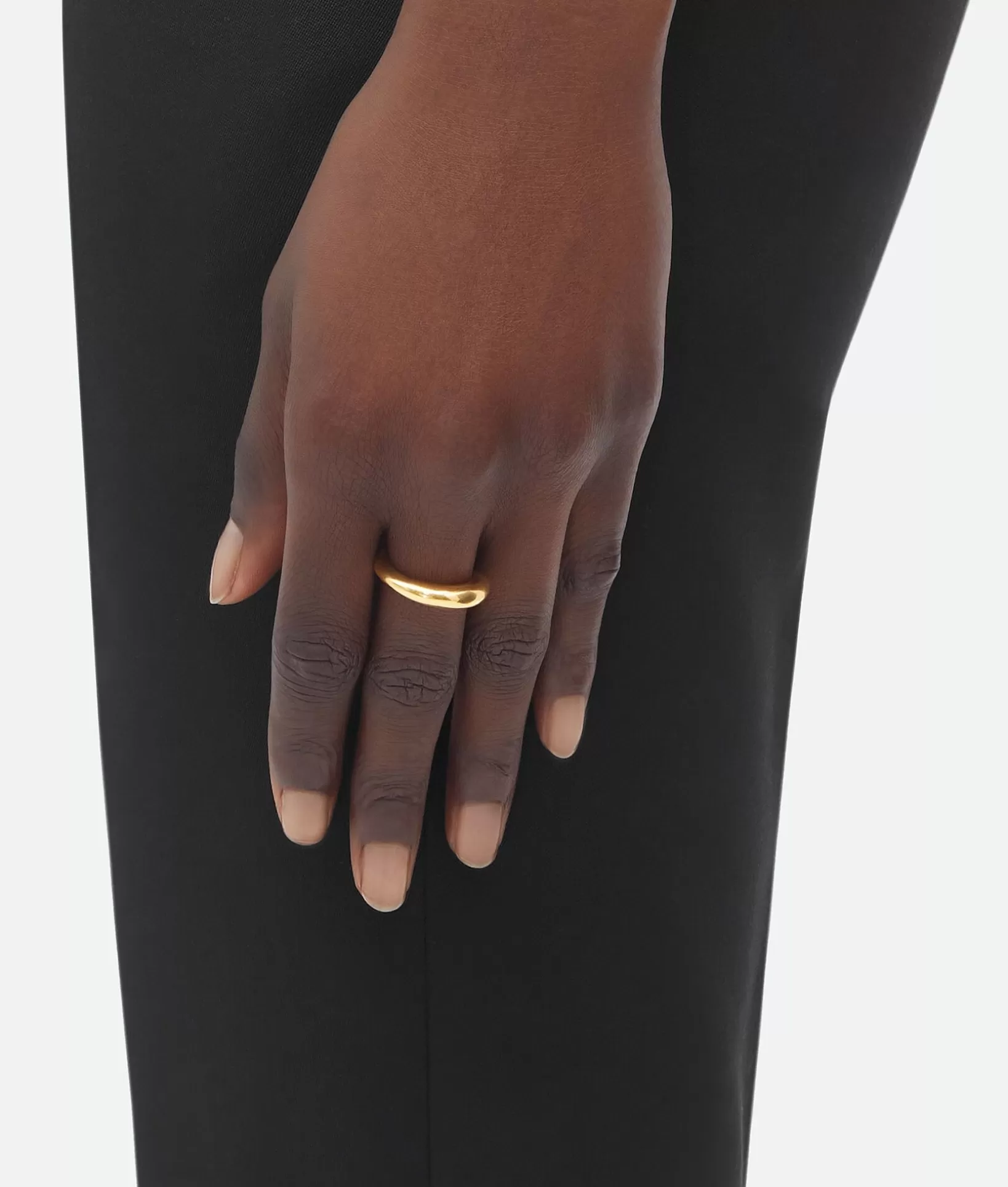 Rings>Bottega Veneta Sardine Ring Yellow gold