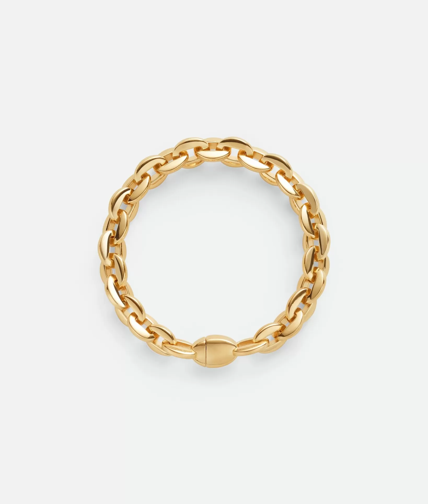 Bracelets>Bottega Veneta Shape Chain Bracelet Yellow gold