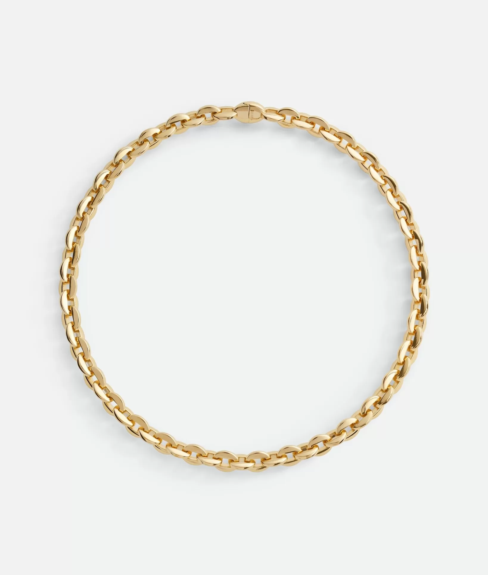 Necklaces>Bottega Veneta Shape Chain Necklace Yellow gold