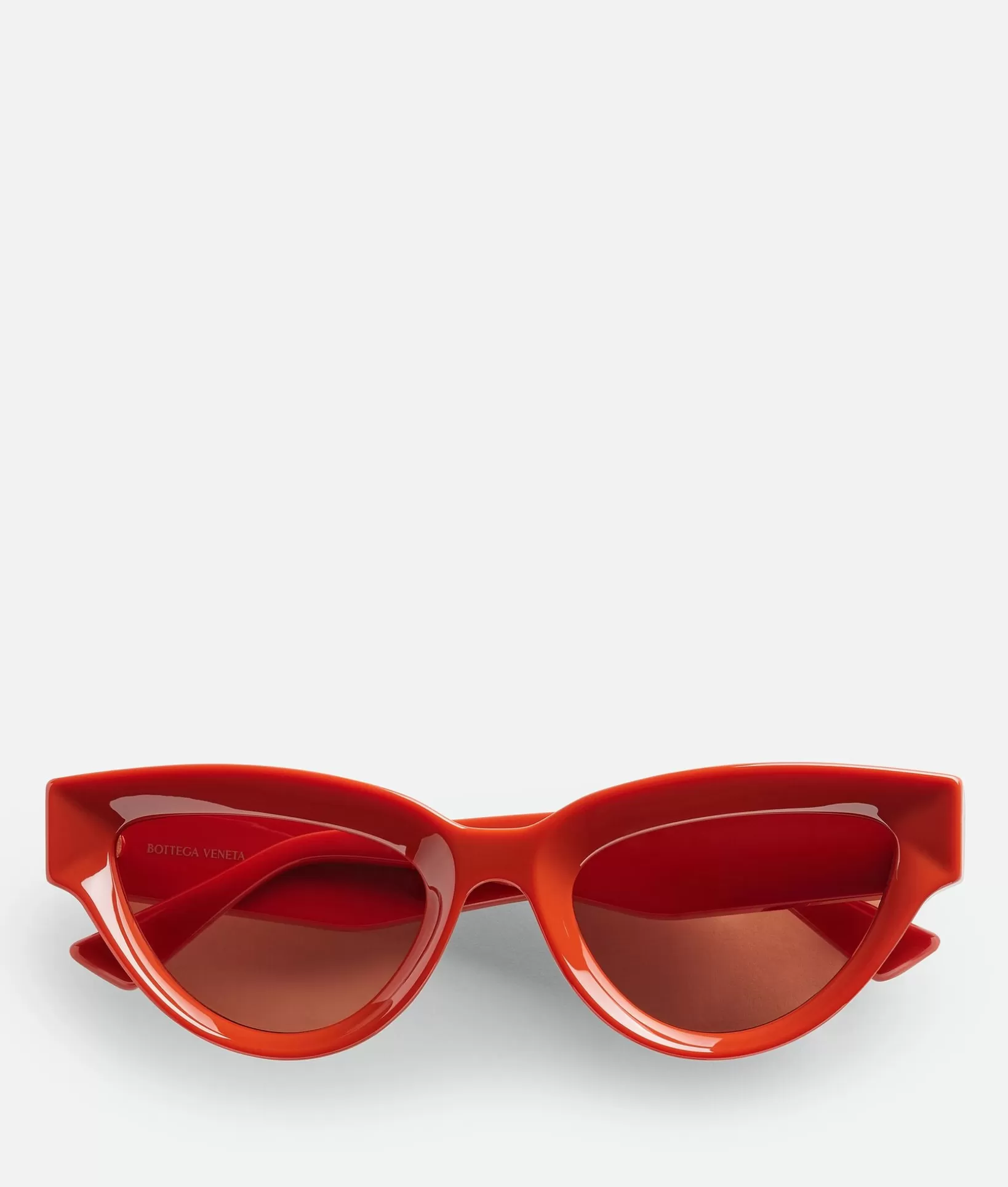 Sunglasses | Sunglasses>Bottega Veneta Sharp Cat Eye Sunglasses Orange / Brown