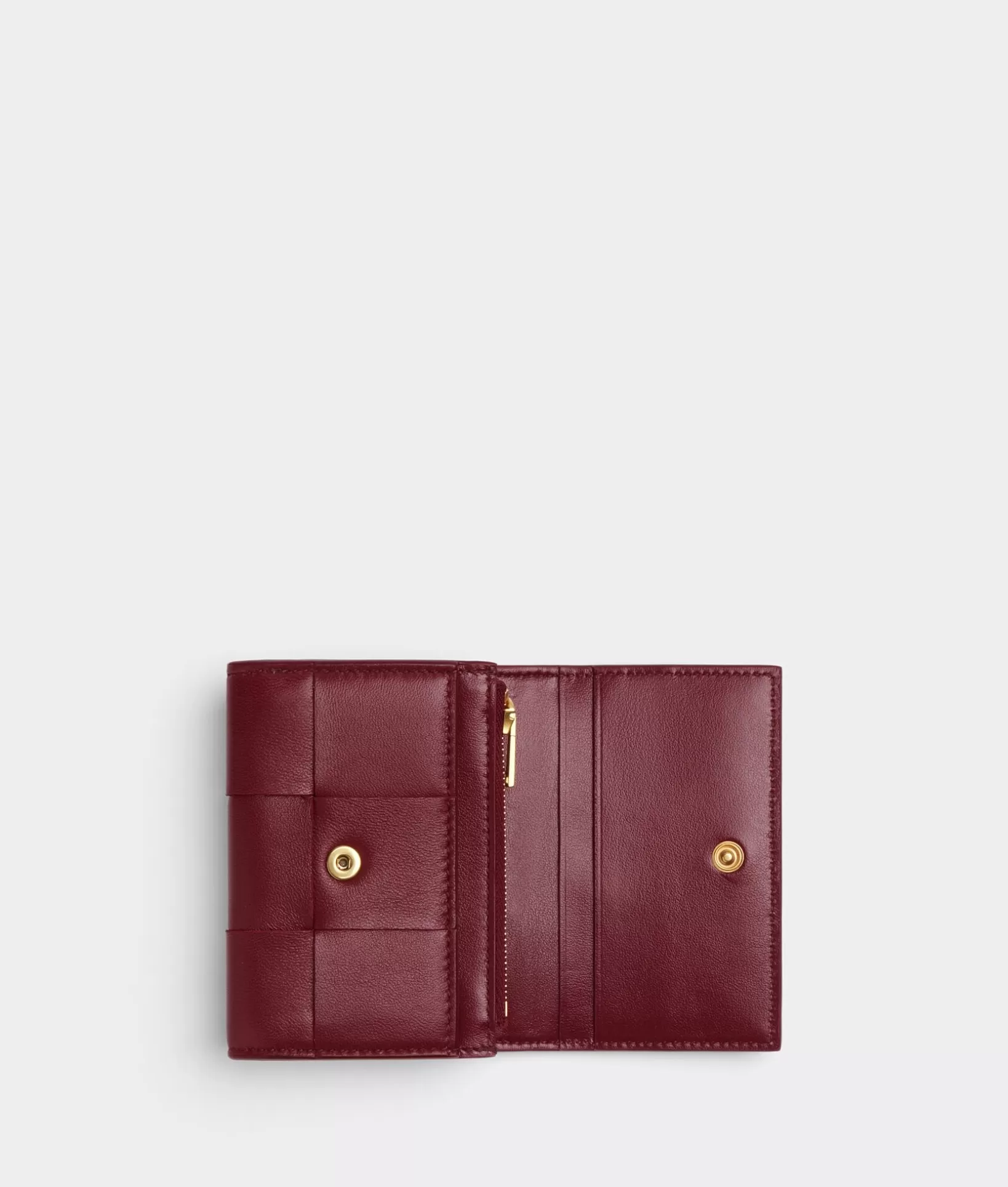 Card Cases>Bottega Veneta Small Envelope Card Case Bordeaux