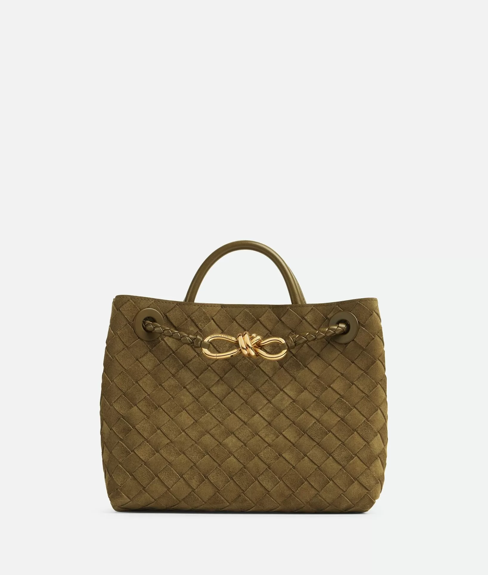 Handle | Crossbody>Bottega Veneta Small Andiamo Olive oil