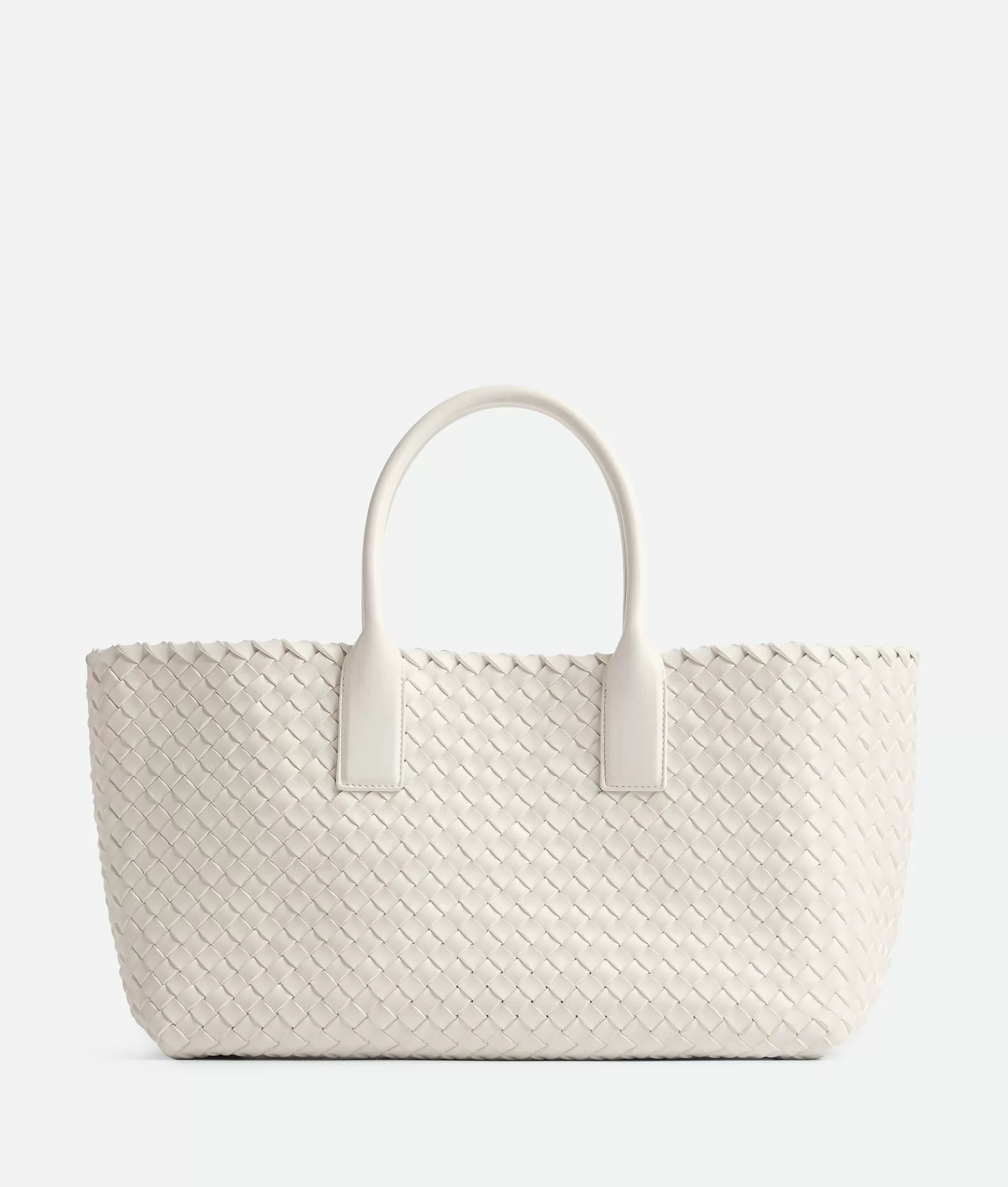 Shopper>Bottega Veneta Small Cabat White