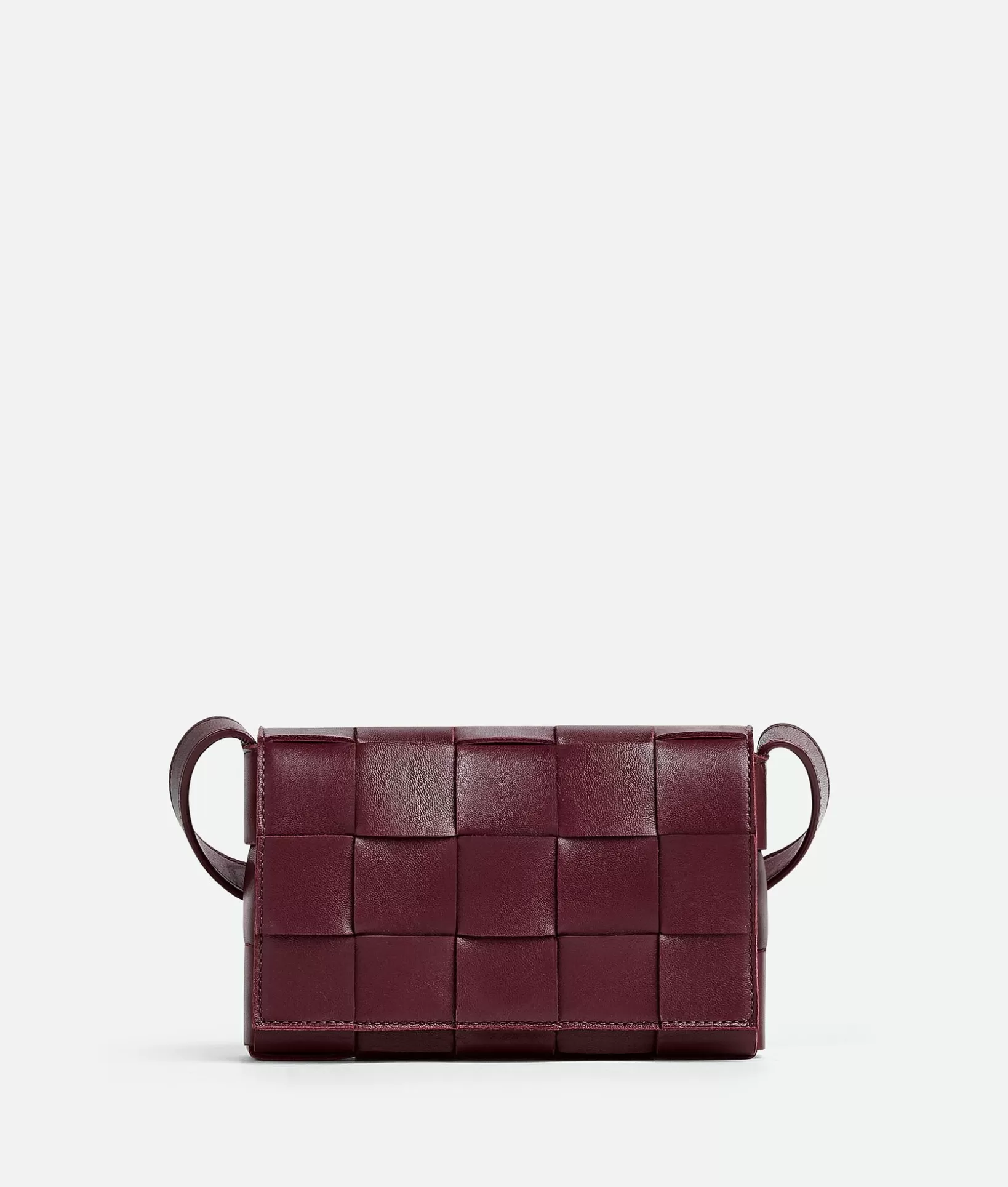 Crossbody>Bottega Veneta Small Cassette Barolo