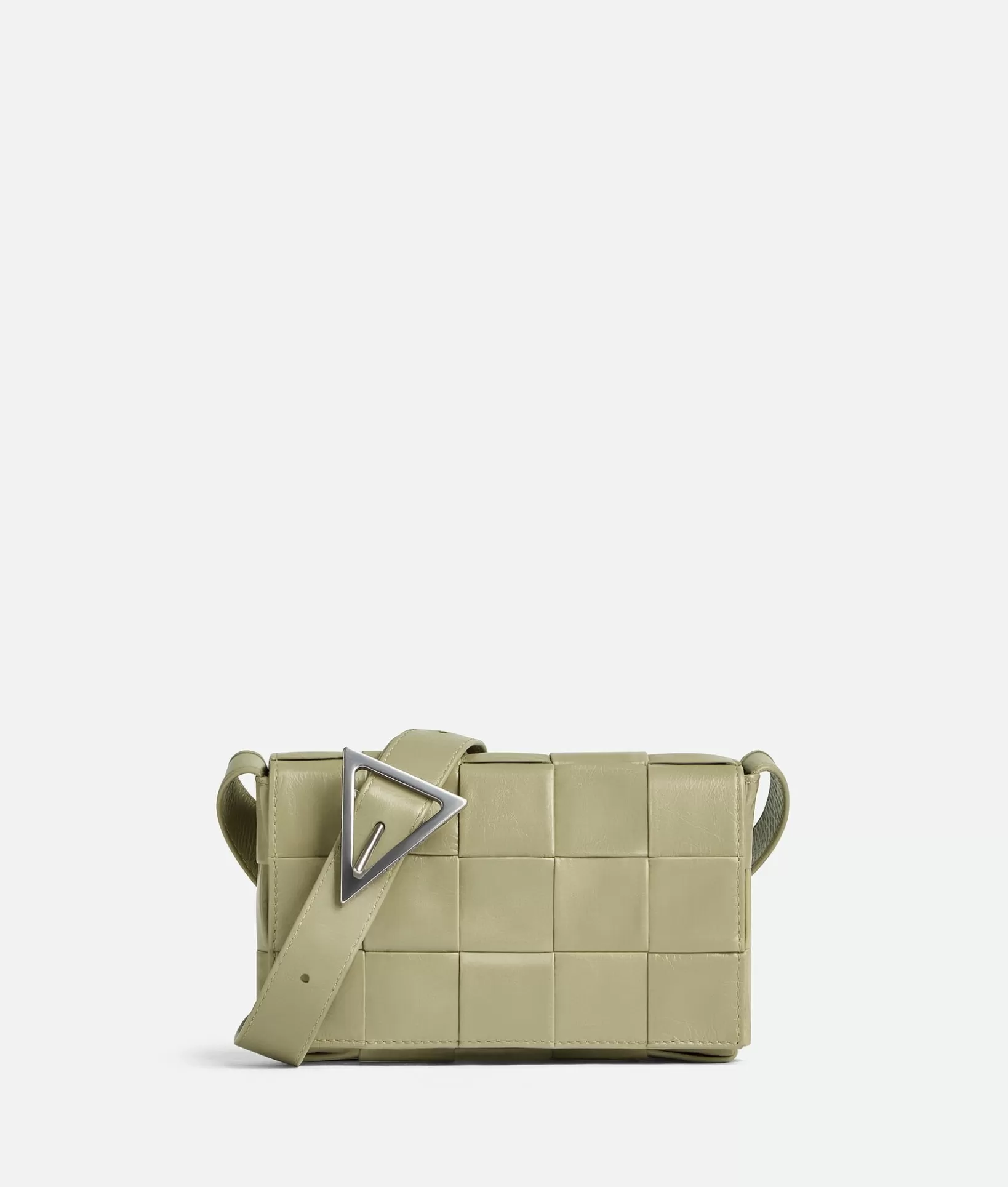 Crossbody>Bottega Veneta Small Cassette Travertine