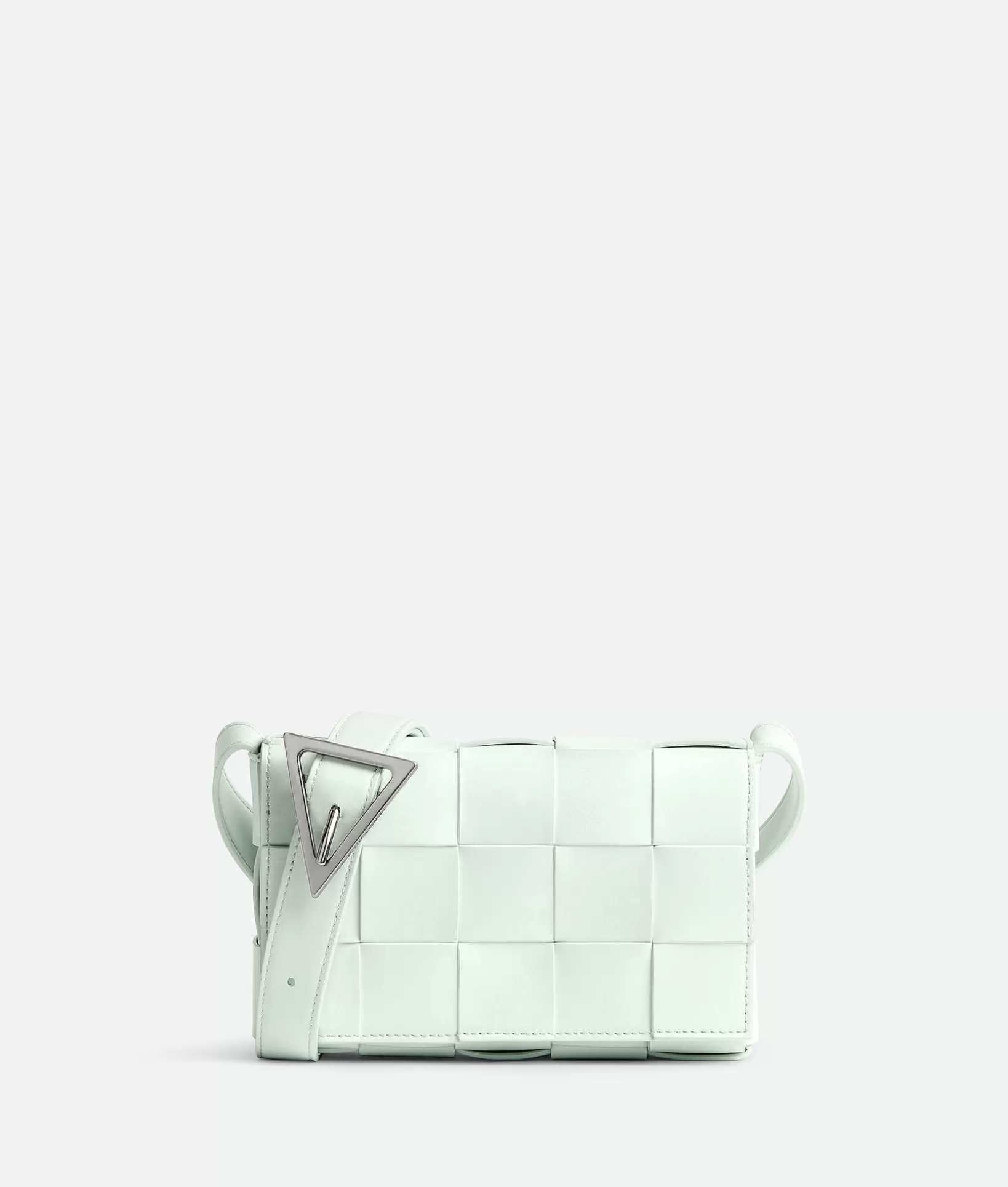 Crossbody>Bottega Veneta Small Cassette Glacier