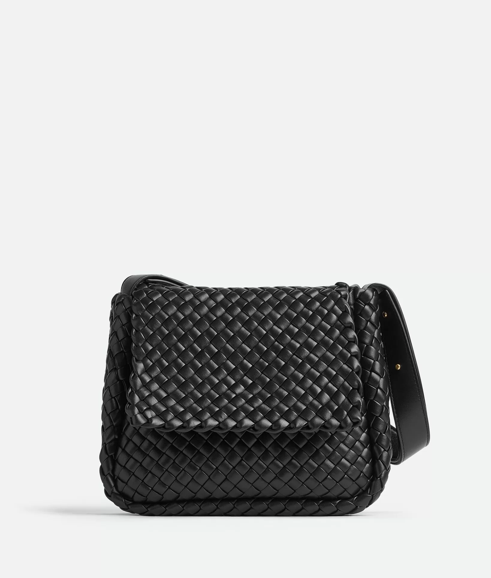 Shoulder>Bottega Veneta Small Cobble Shoulder Bag Black