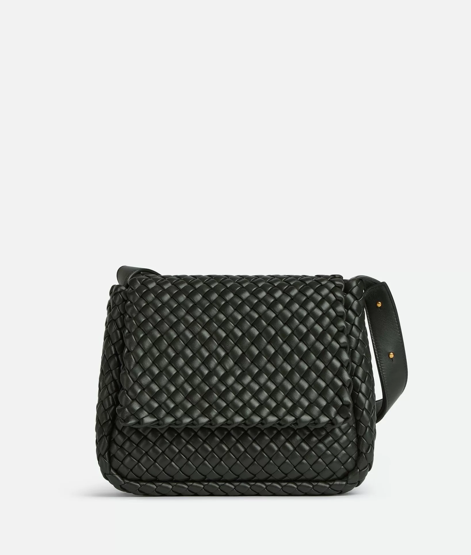 Shoulder>Bottega Veneta Small Cobble Shoulder Bag Dark green