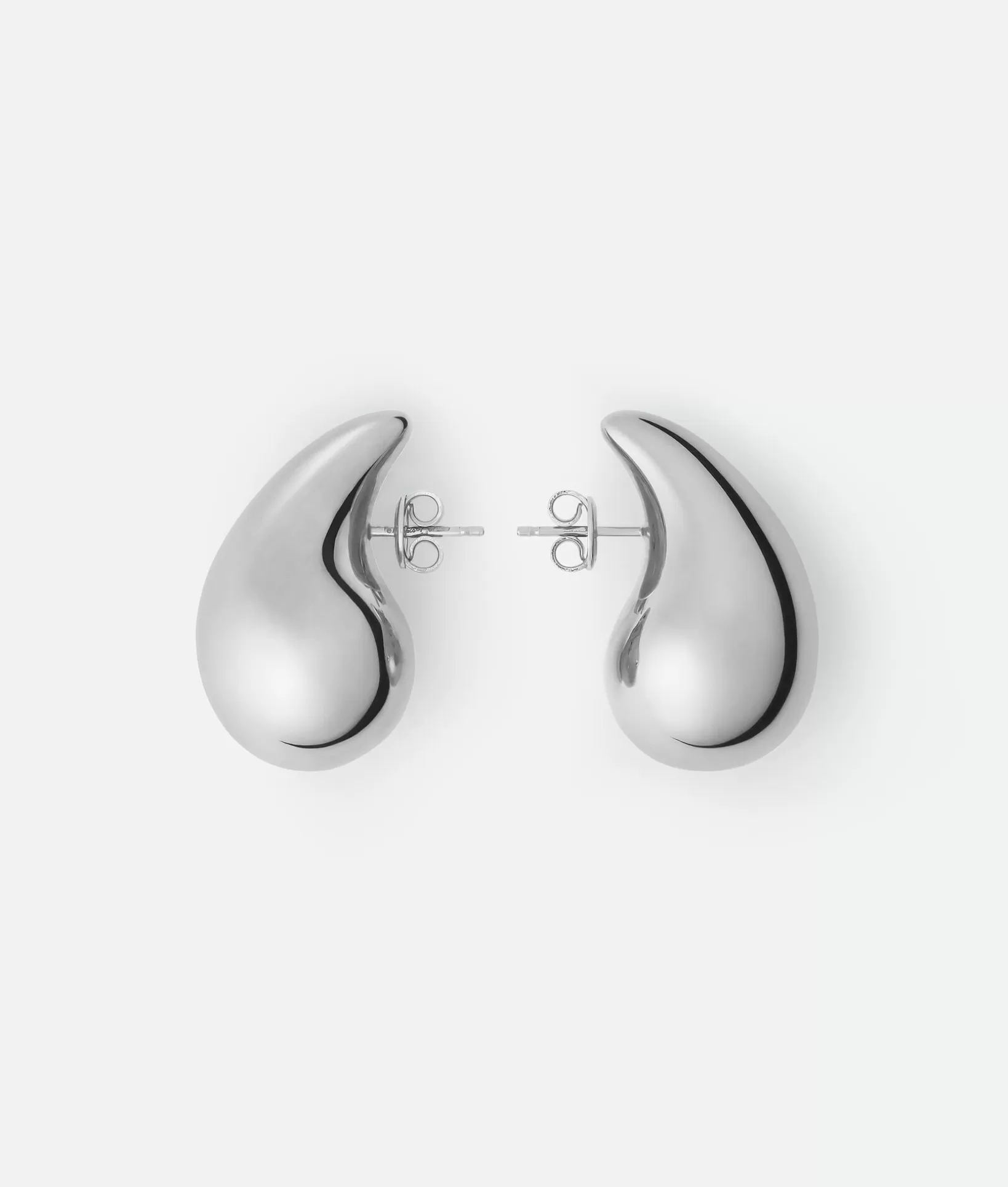 Earrings>Bottega Veneta Small Drop Earrings Silver