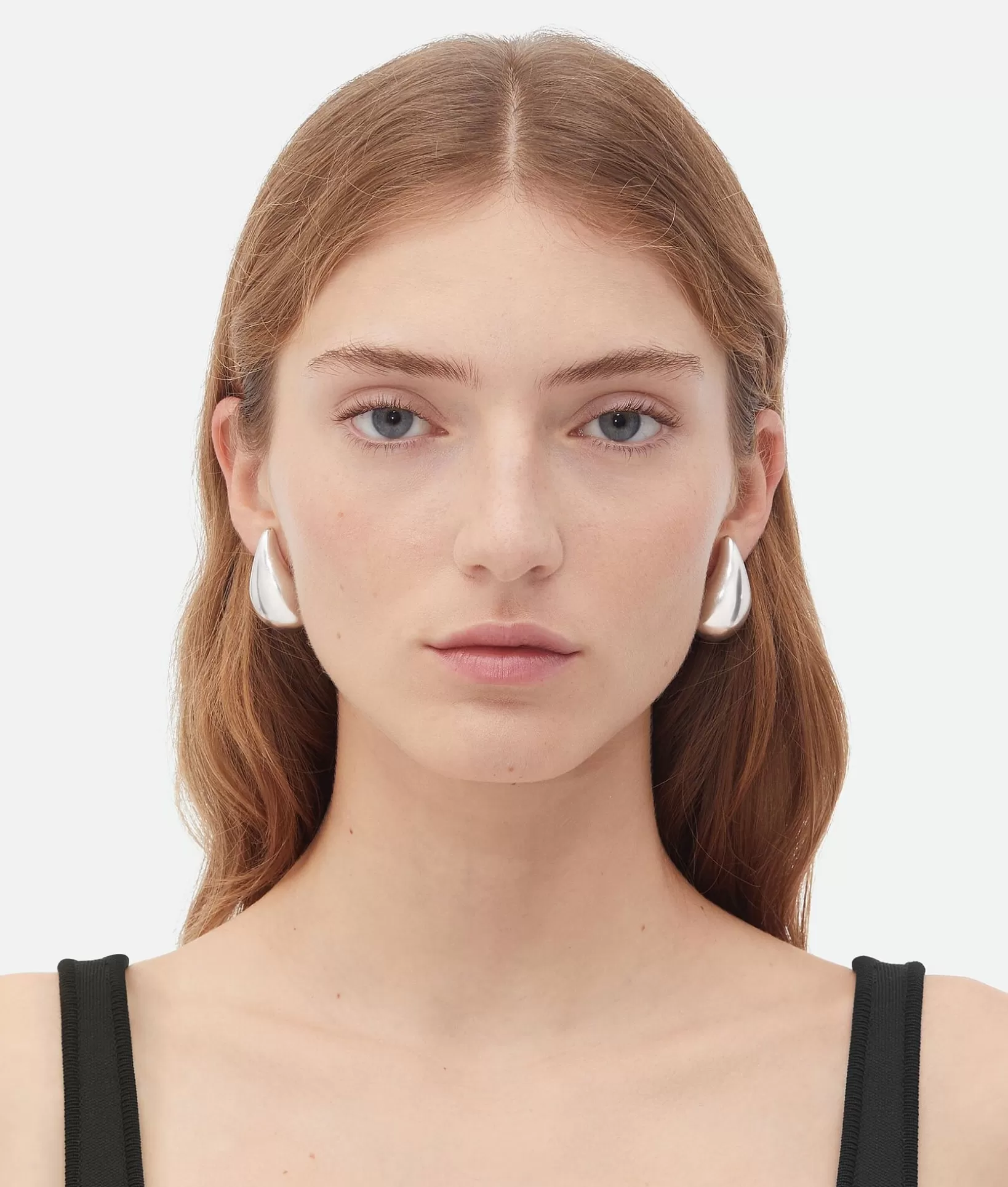 Earrings>Bottega Veneta Small Drop Earrings Silver