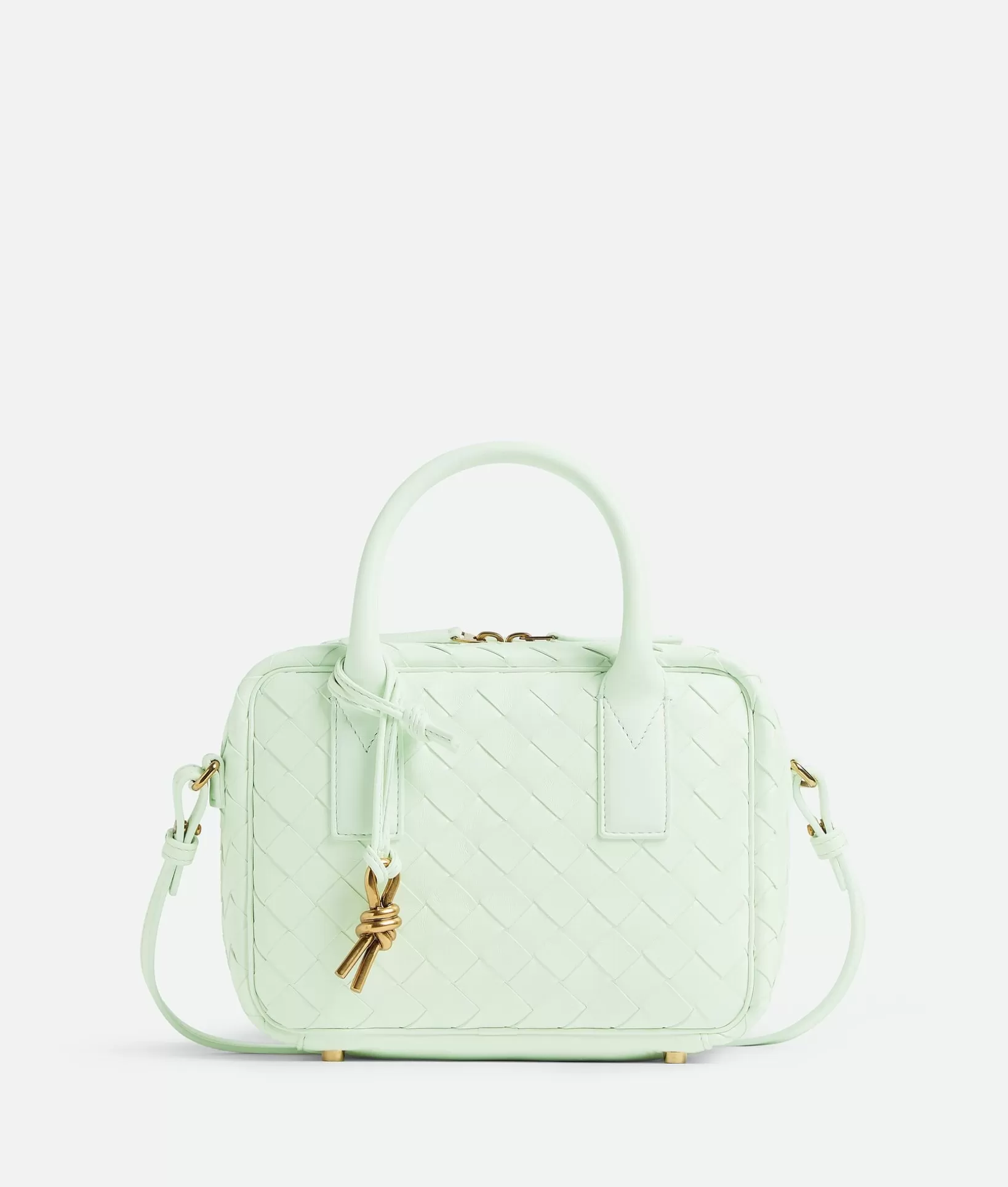 Handle | Crossbody>Bottega Veneta Small Getaway Glacier