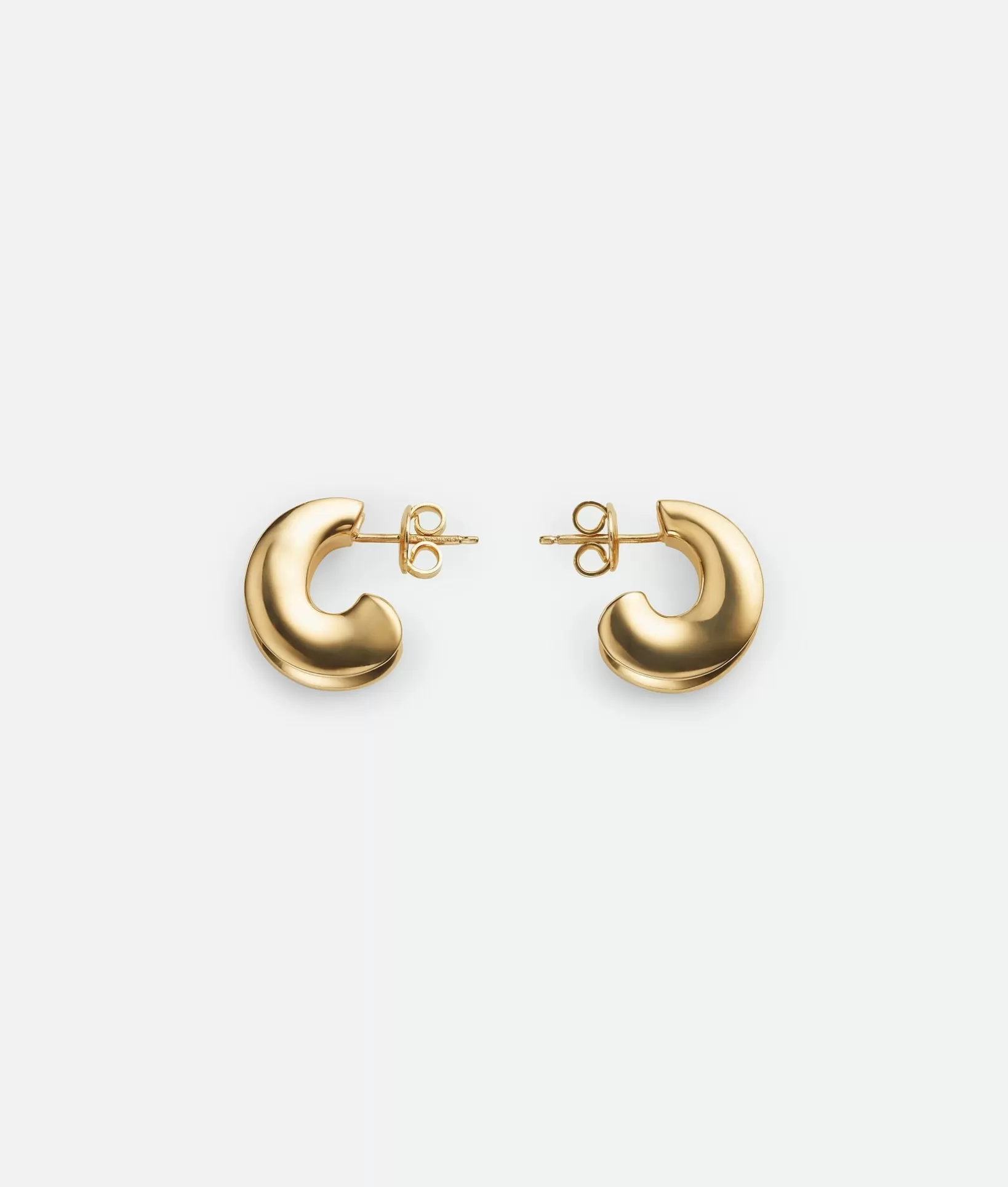 Earrings>Bottega Veneta Small H Beam Earrings Yellow gold