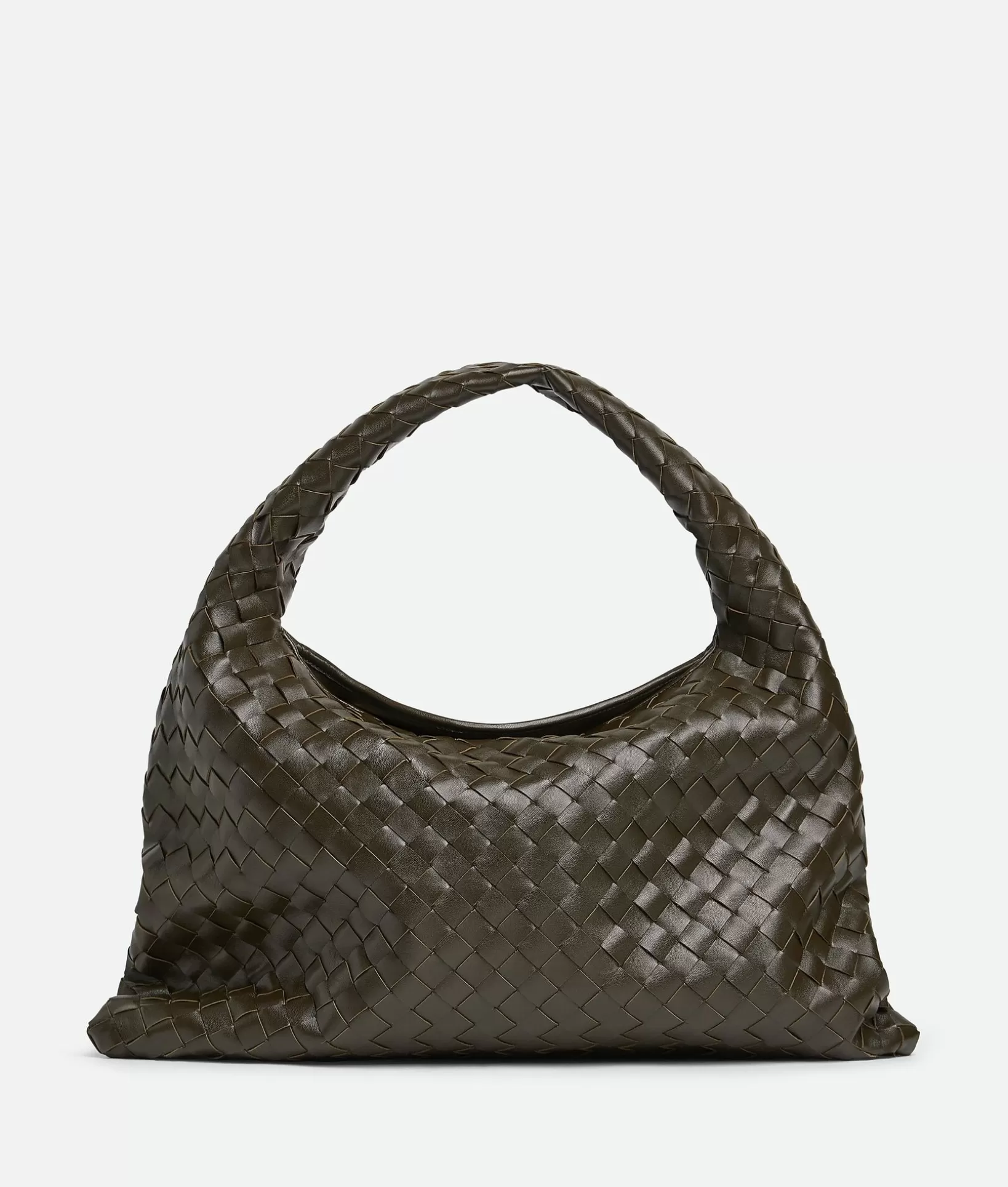 Shoulder>Bottega Veneta Small Hop Kaki