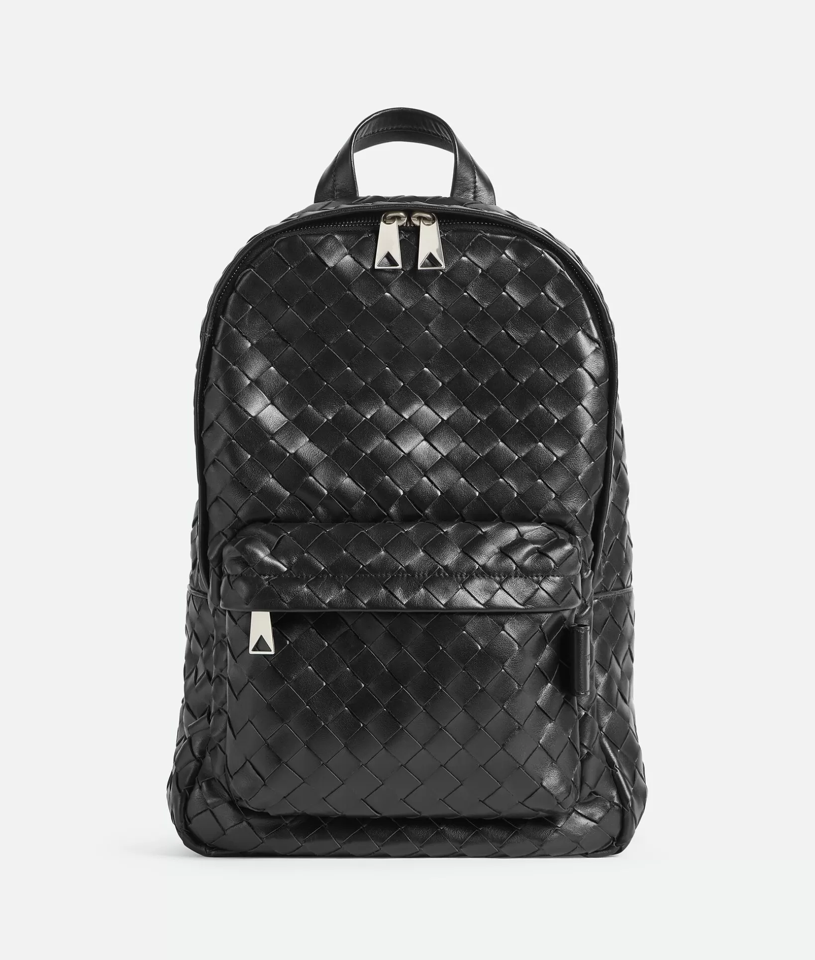 Backpack>Bottega Veneta Small Intrecciato Backpack Black