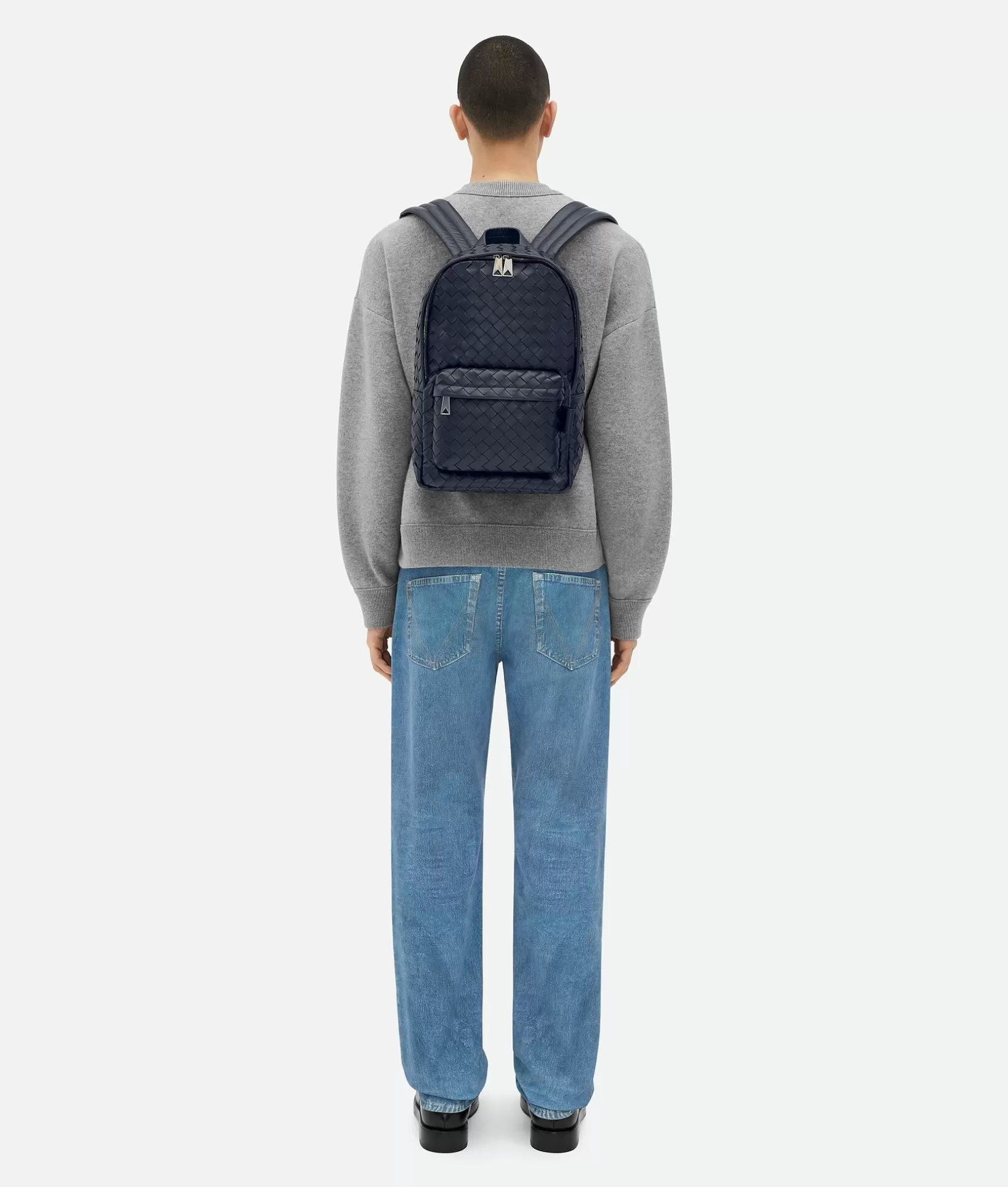 Backpack>Bottega Veneta Small Intrecciato Backpack Space