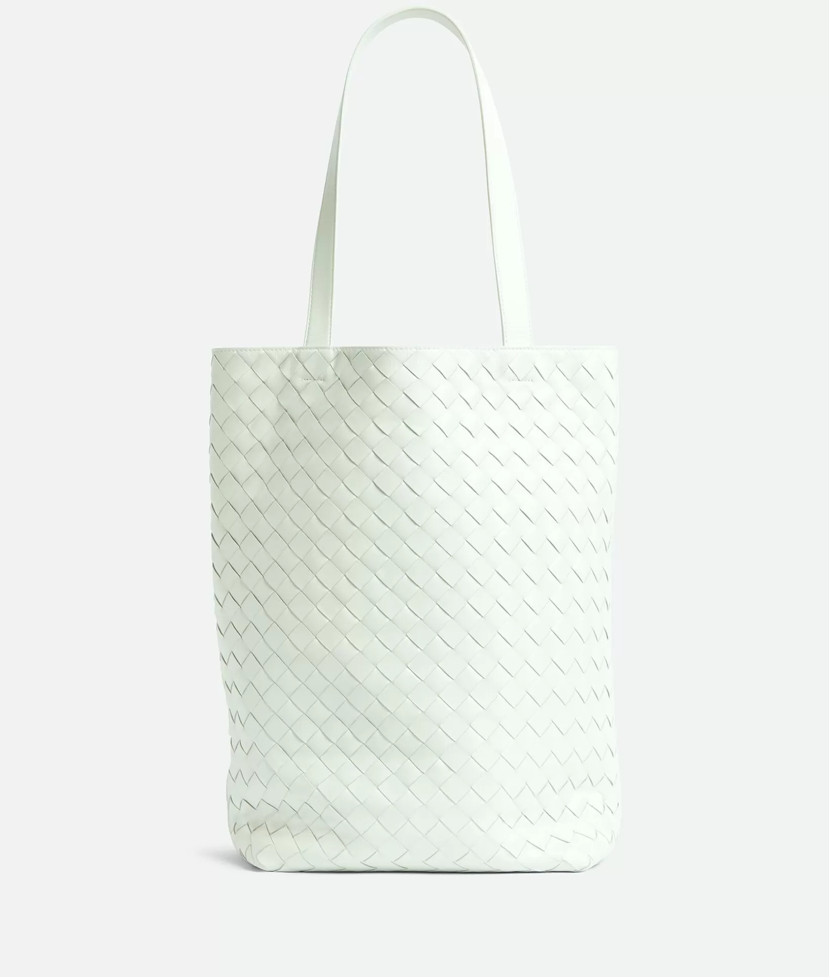 Shopper>Bottega Veneta Small Intrecciato Tote Bag Glacier