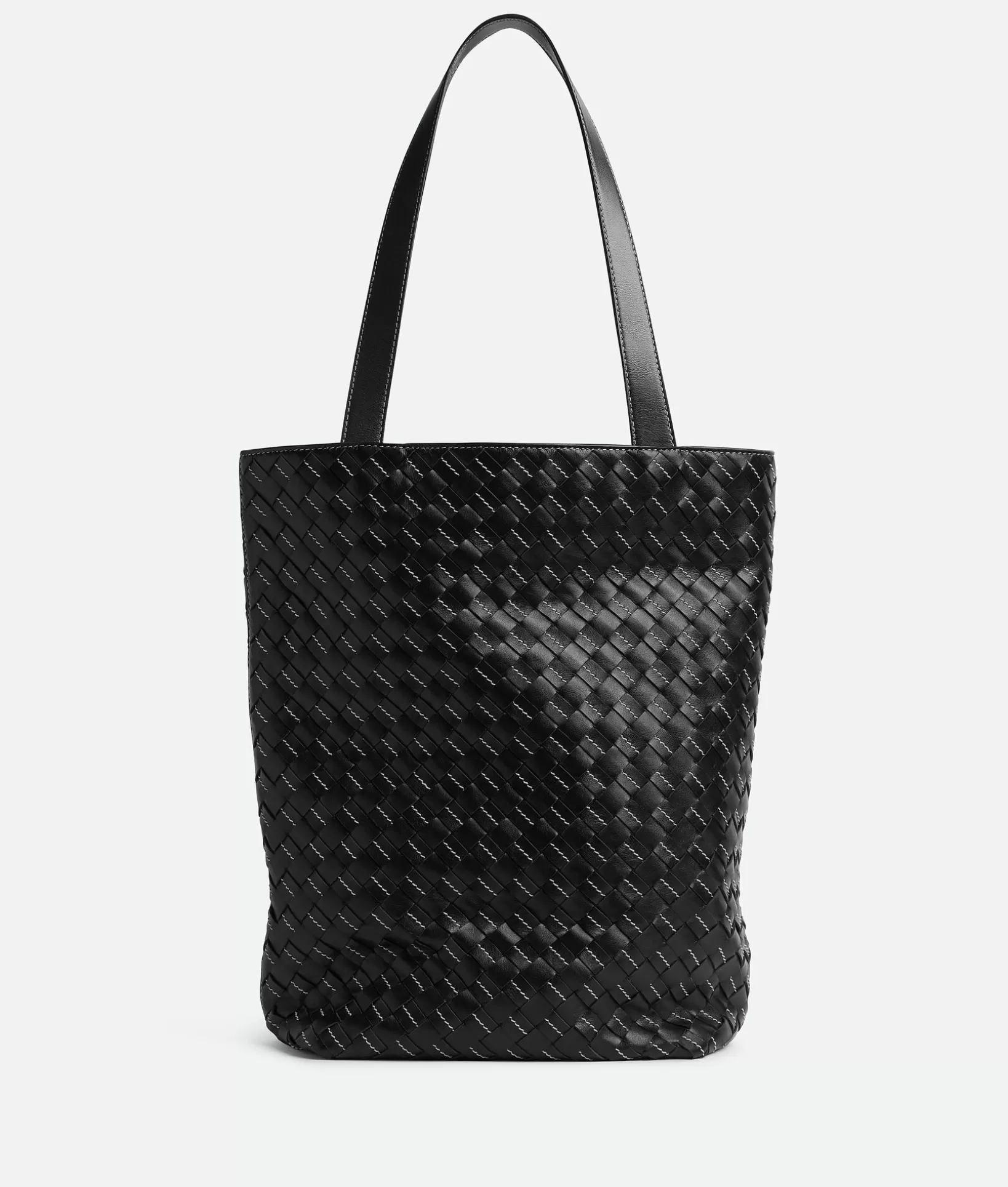 Shopper>Bottega Veneta Small Intrecciato Tote Bag Black / Natural