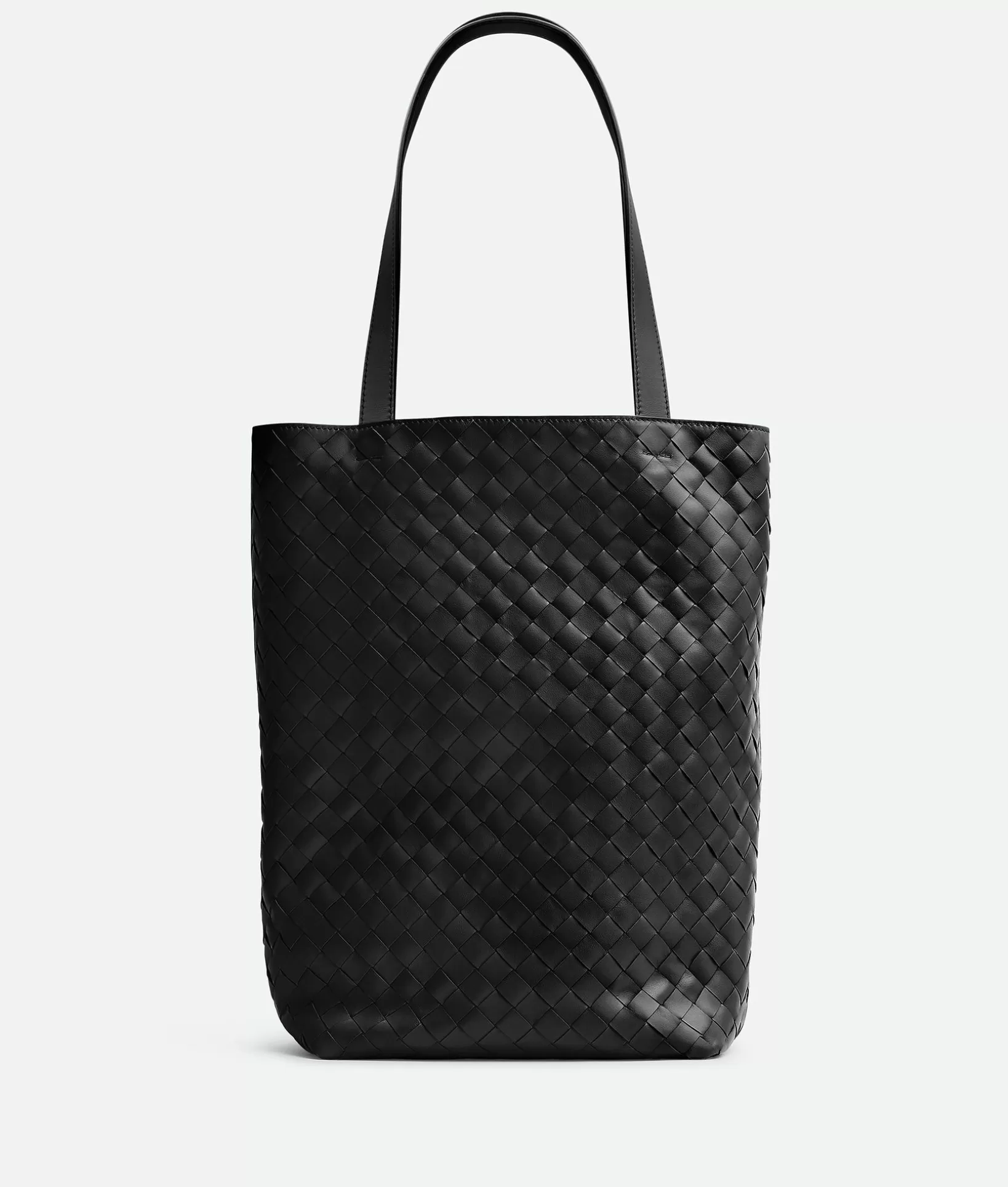 Shopper>Bottega Veneta Small Intrecciato Tote Bag Black