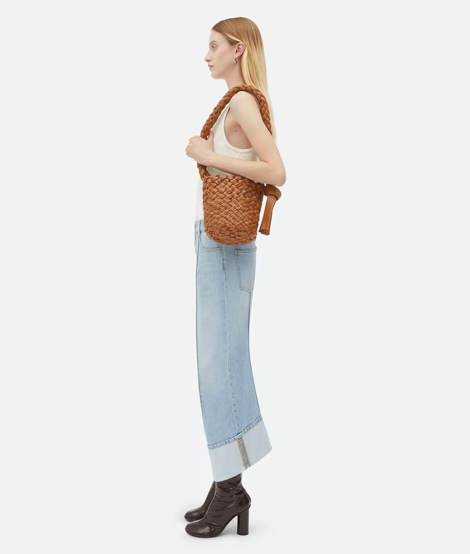 Crossbody | Shoulder>Bottega Veneta Small Kalimero Wood