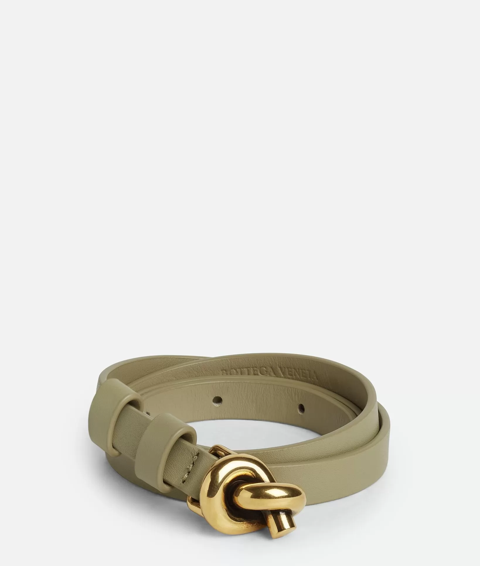 Belts>Bottega Veneta Small Knot Belt Travertine