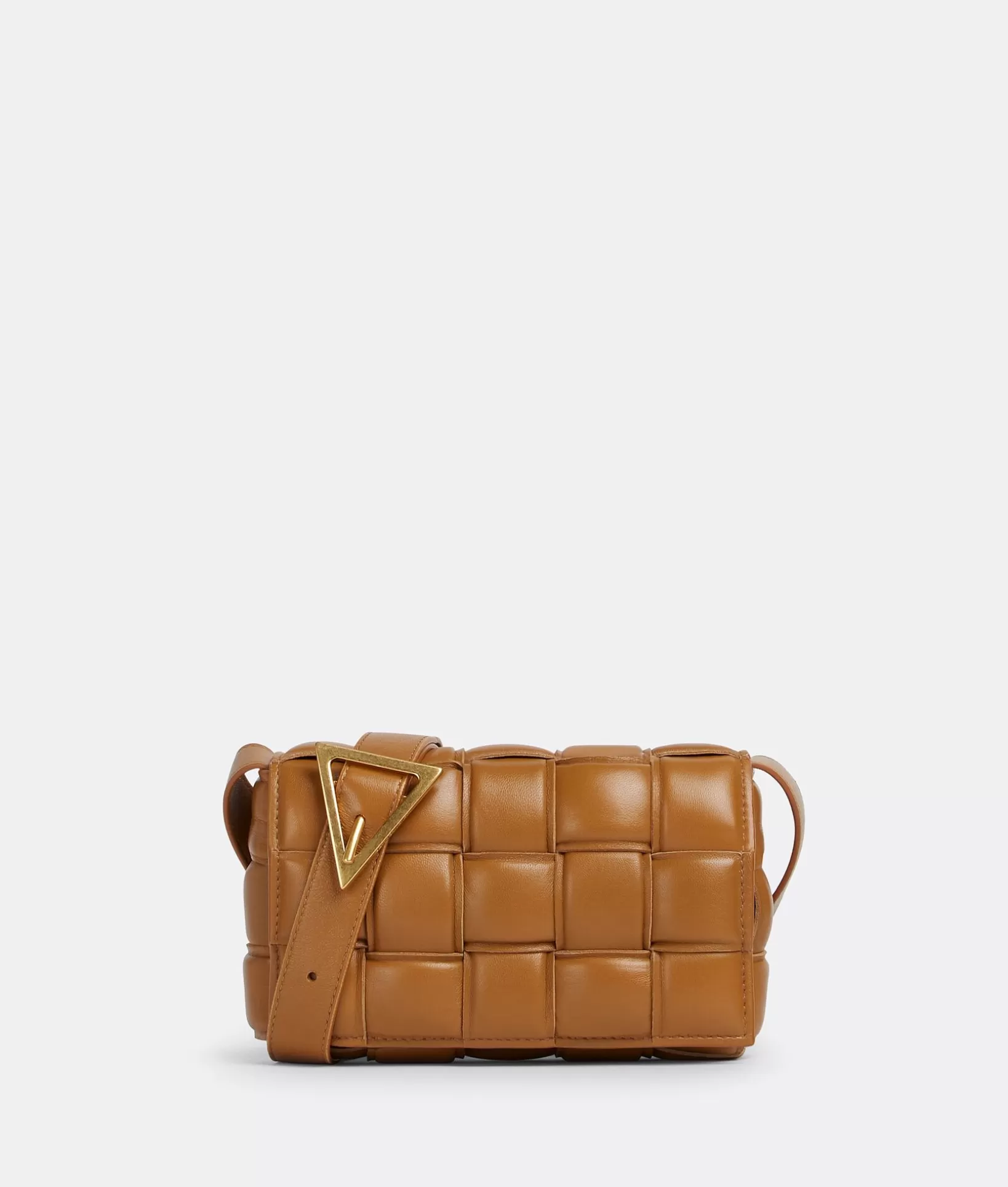 Crossbody>Bottega Veneta Small Padded Cassette Camel