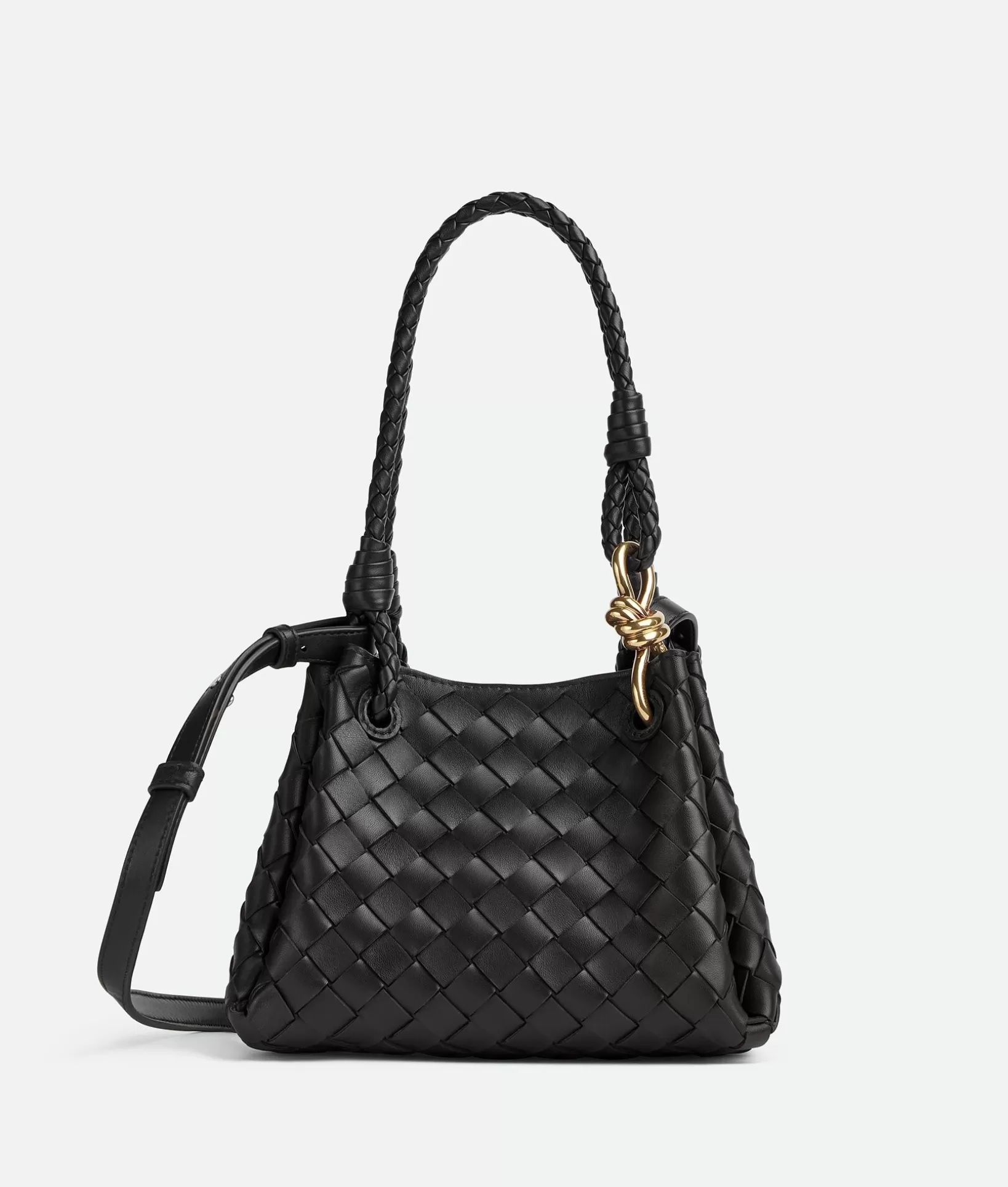 Shoulder | Shopper>Bottega Veneta Small Parachute Black