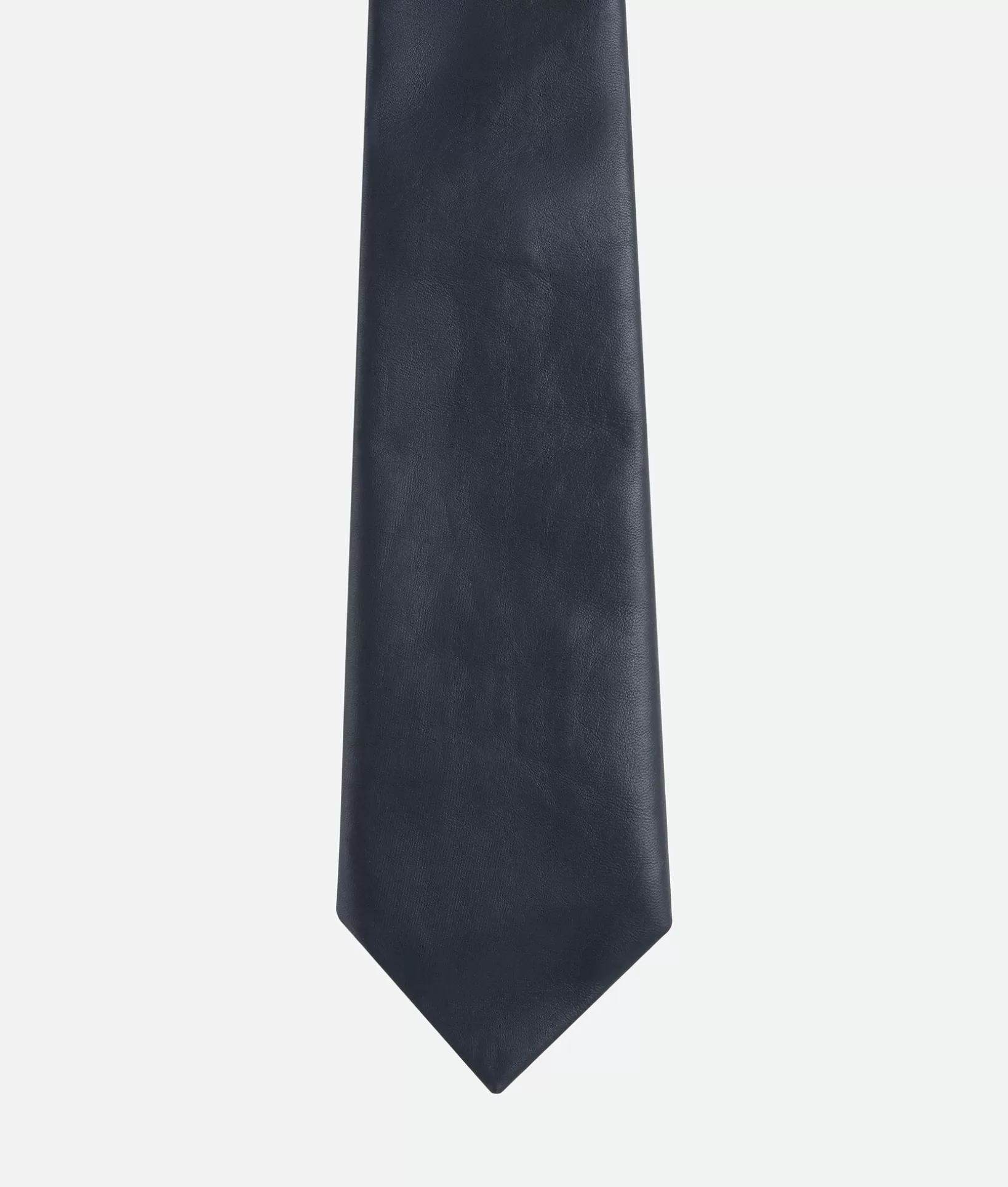 Scarves And Ties>Bottega Veneta Smooth Leather Tie Shadow