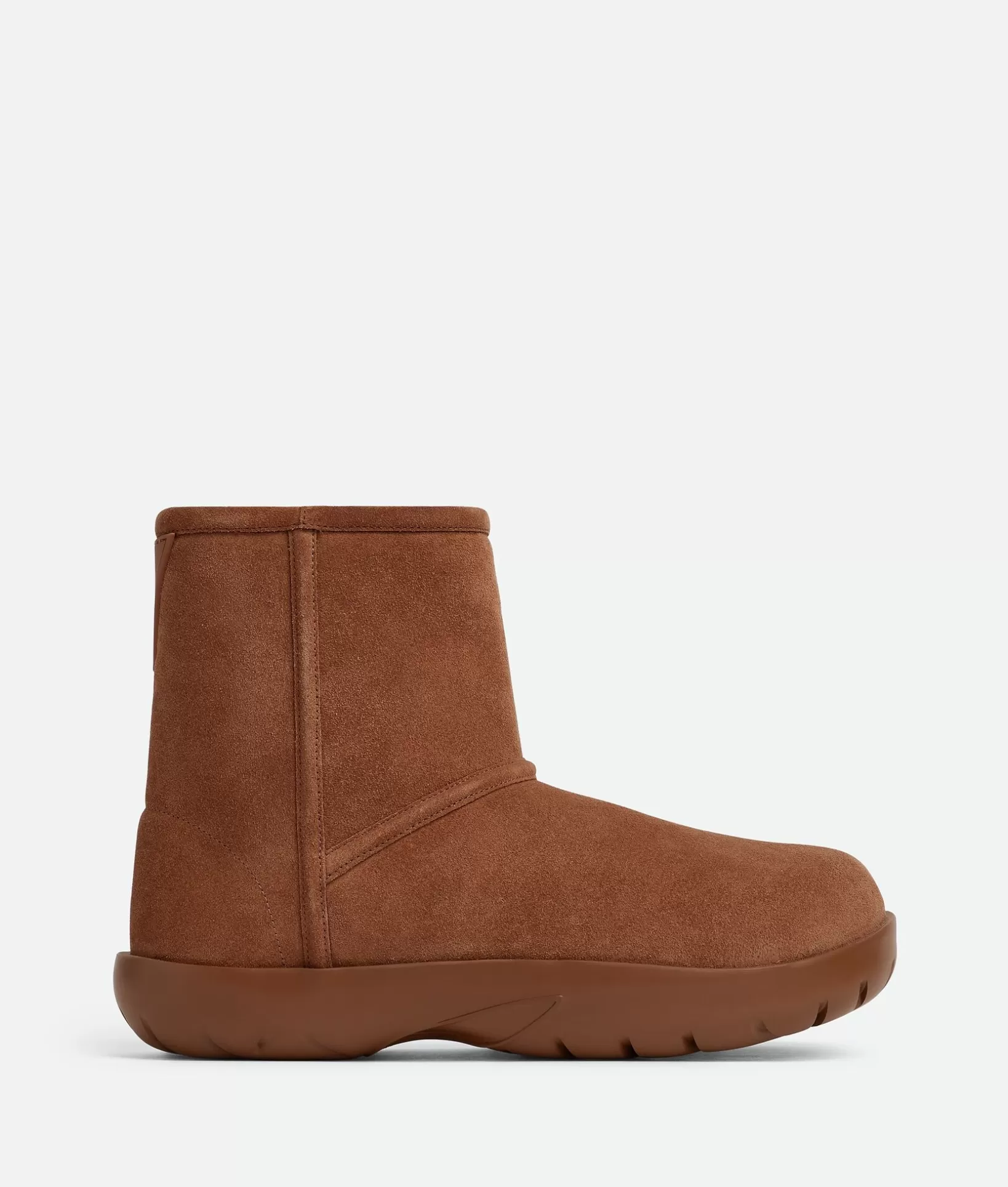 Boots>Bottega Veneta Snap Ankle Boot Caramel