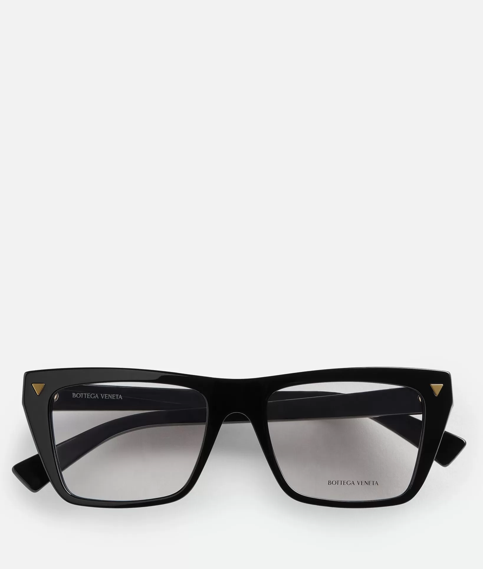 Opticals | Opticals>Bottega Veneta Soft Recycled Acetate Square Eyeglasses Black/transparent