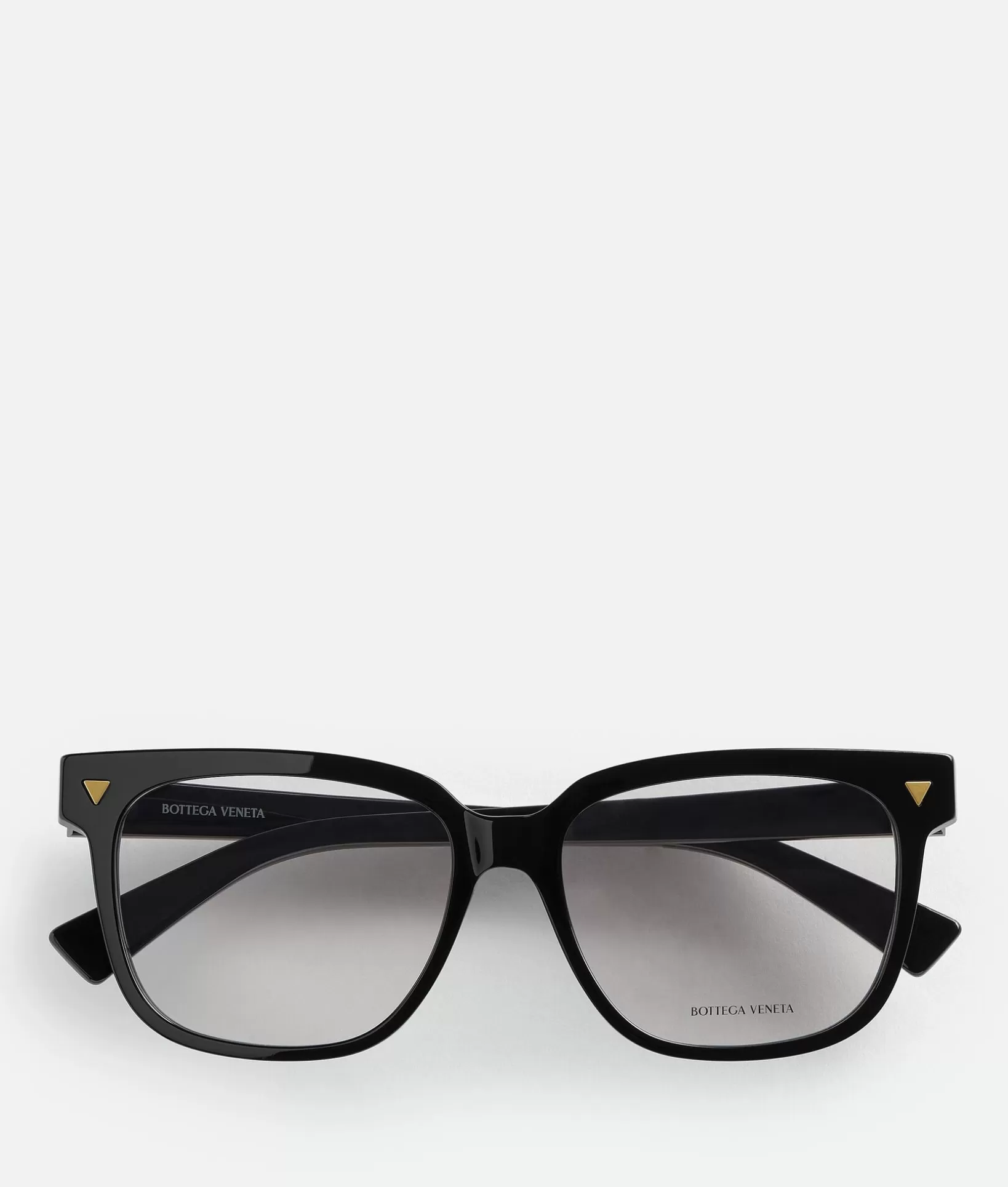 Opticals | Opticals>Bottega Veneta Soft Recycled Acetate Square Eyeglasses Black/transparent