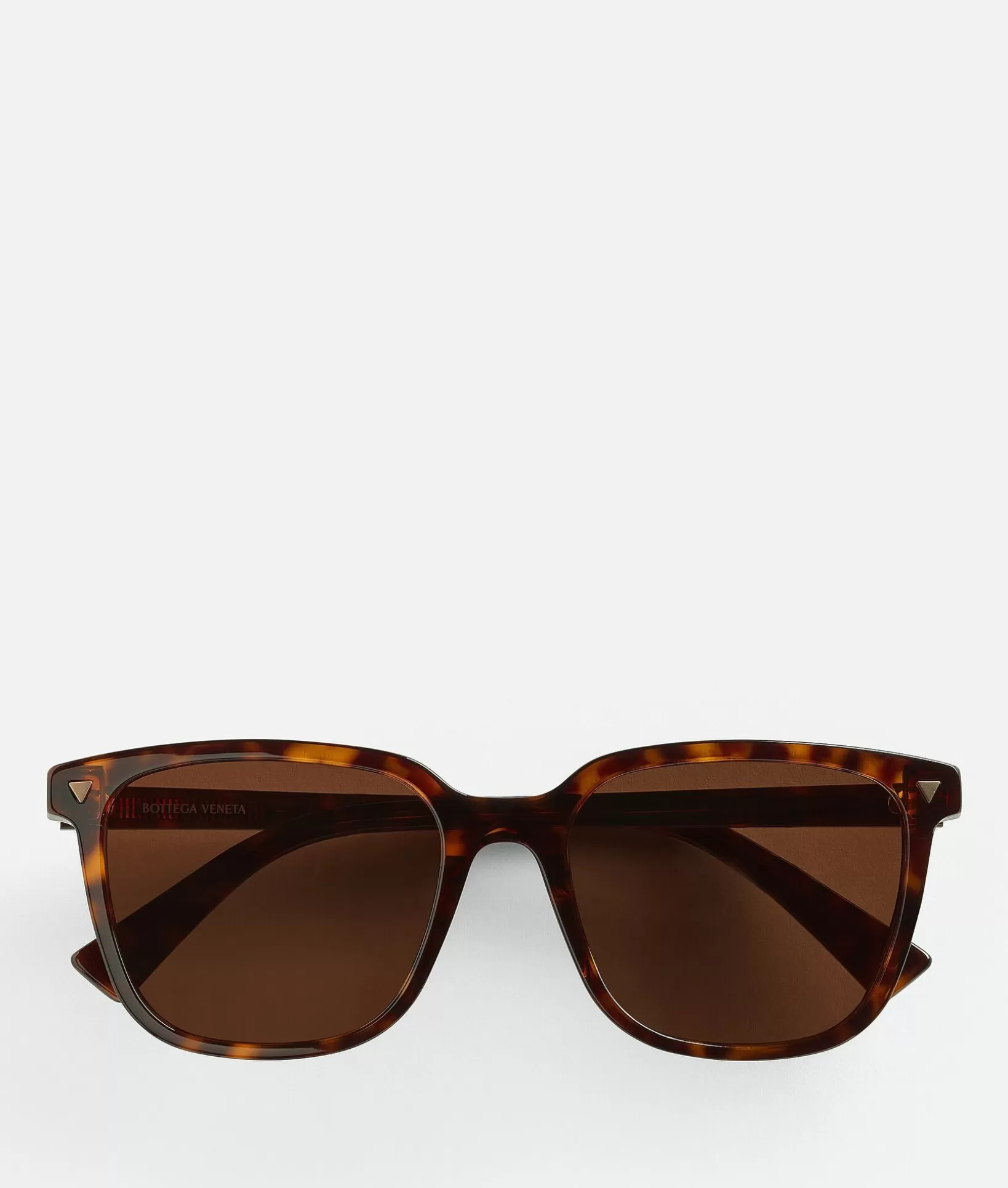 Sunglasses | Sunglasses>Bottega Veneta Soft Recycled Acetate Square Sunglasses Havana / Brown