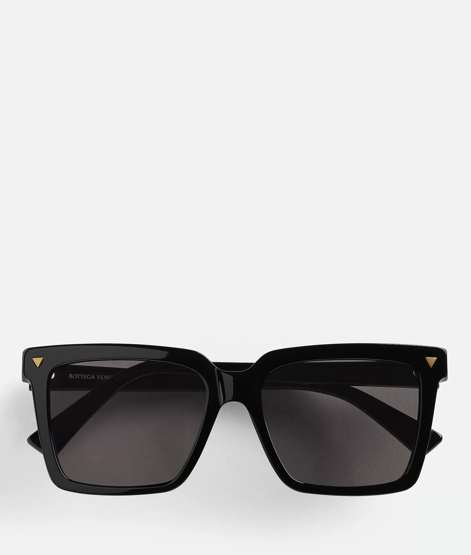 Sunglasses | Sunglasses>Bottega Veneta Soft Recycled Acetate Square Sunglasses Black / Grey