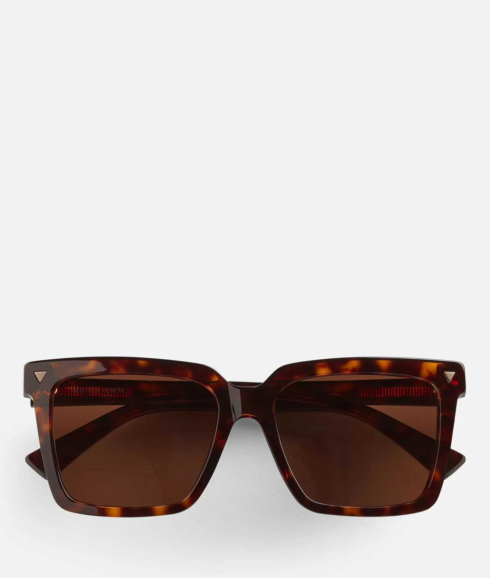 Sunglasses | Sunglasses>Bottega Veneta Soft Recycled Acetate Square Sunglasses Havana / Brown