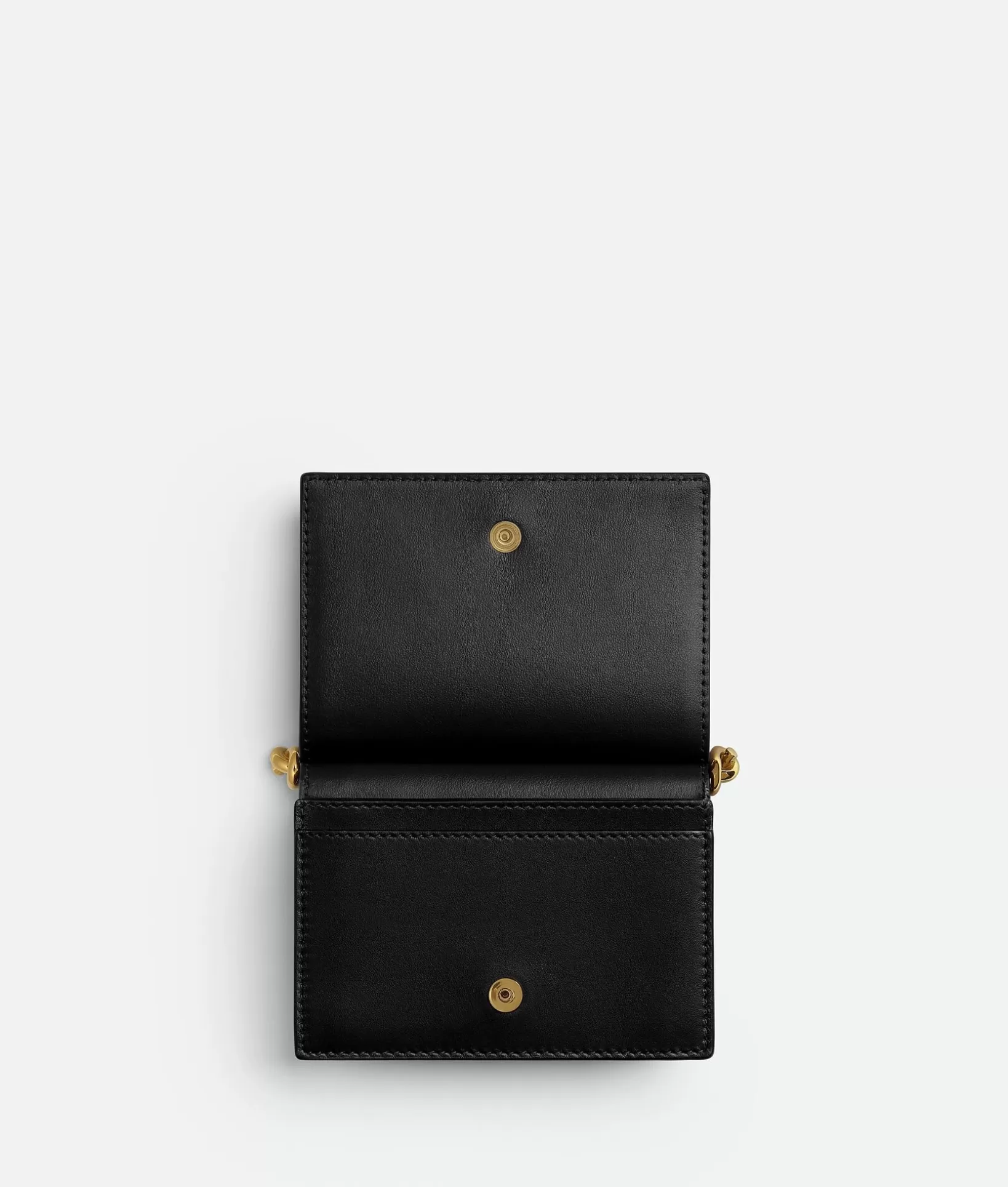 Card Cases>Bottega Veneta Solstice Business Card Case Black