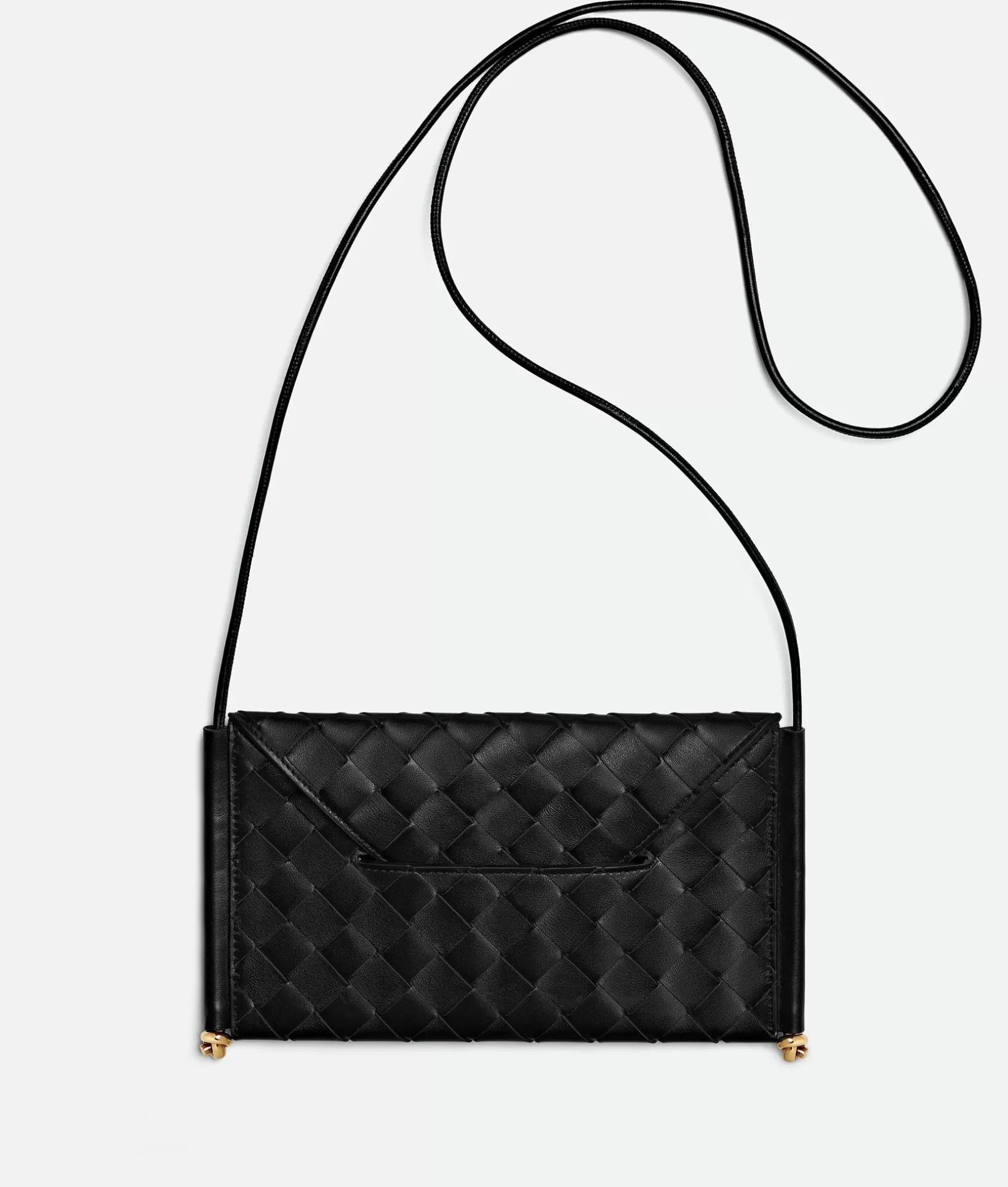 Pouches>Bottega Veneta Solstice Horizontal Phone Pouch Black