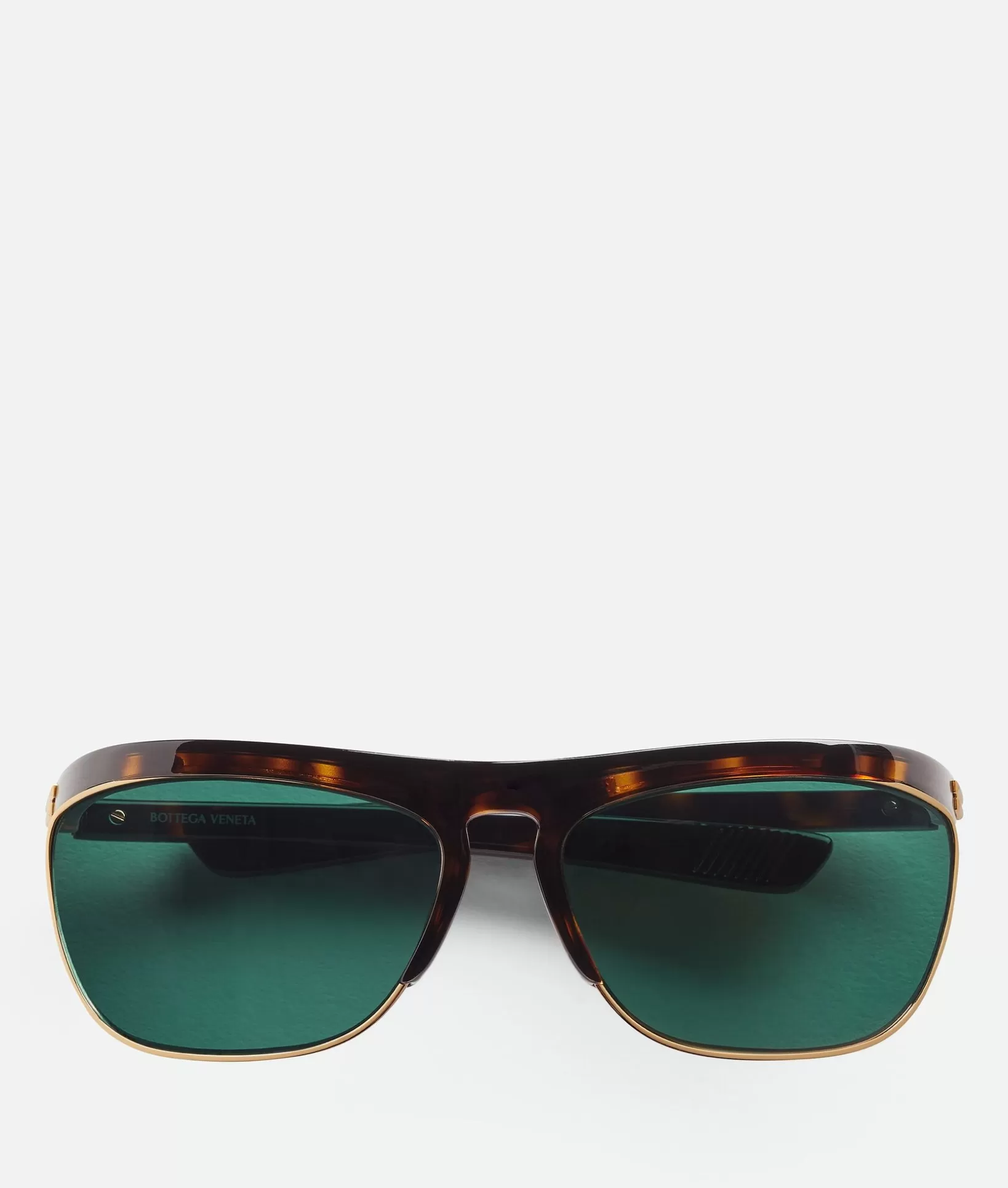 Sunglasses | Sunglasses>Bottega Veneta Speed Rectangular Sunglasses Havana/green