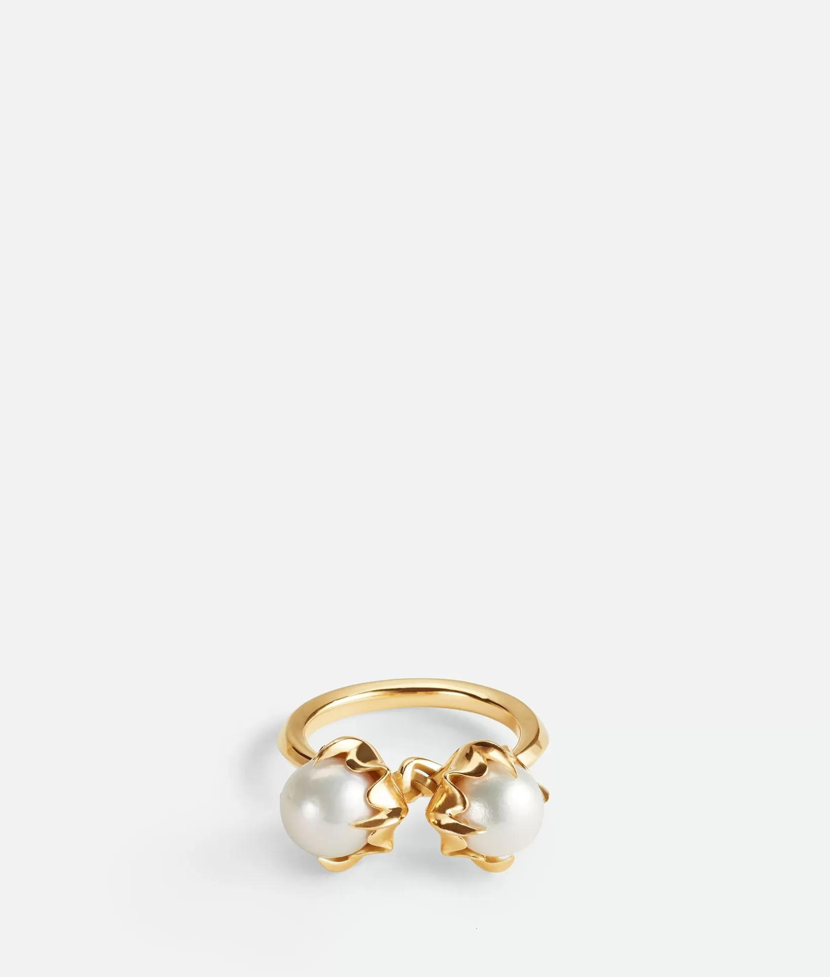 Rings>Bottega Veneta Sphere Ring Natural